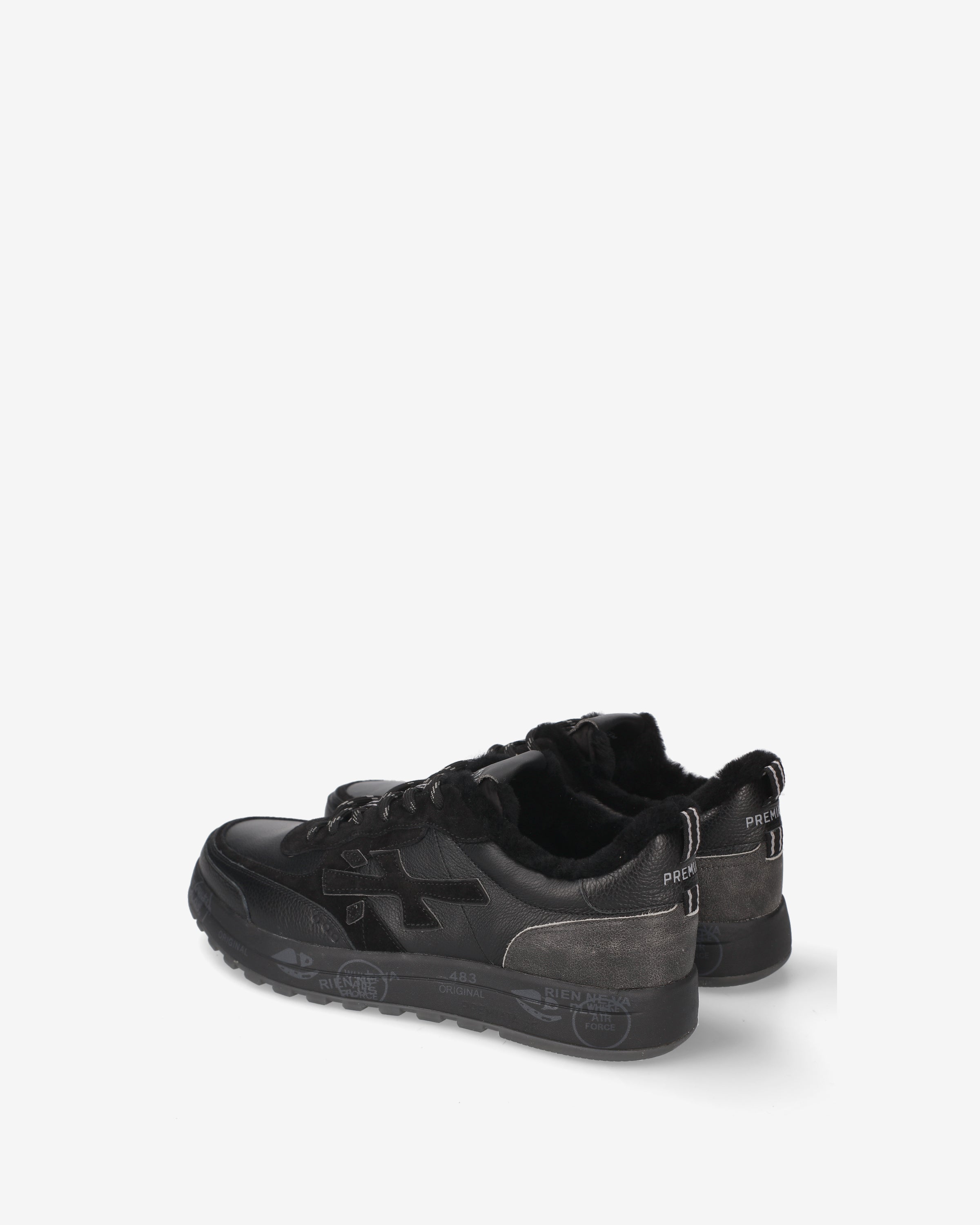 premiata-nous-8465m-sneaker-herren-schwarz-anthrazit image 5