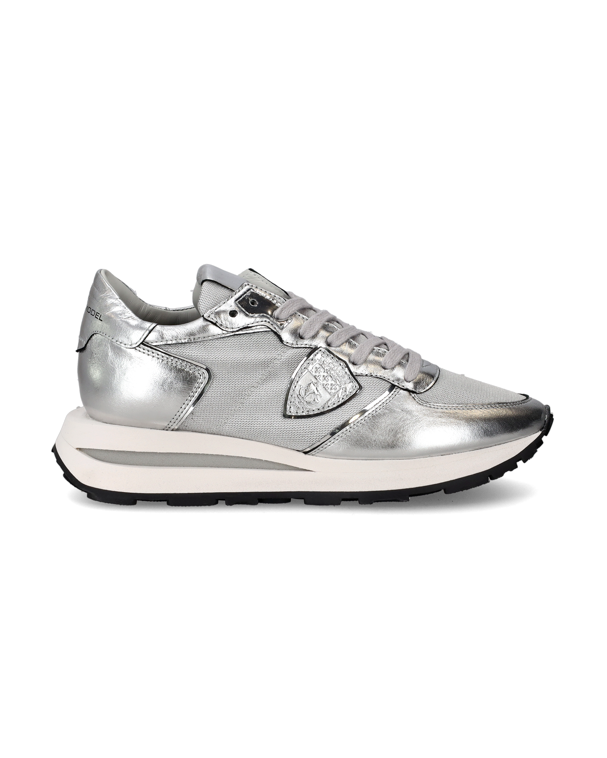 philippe-model-tropez-haute-damen-sneaker-silber image 1