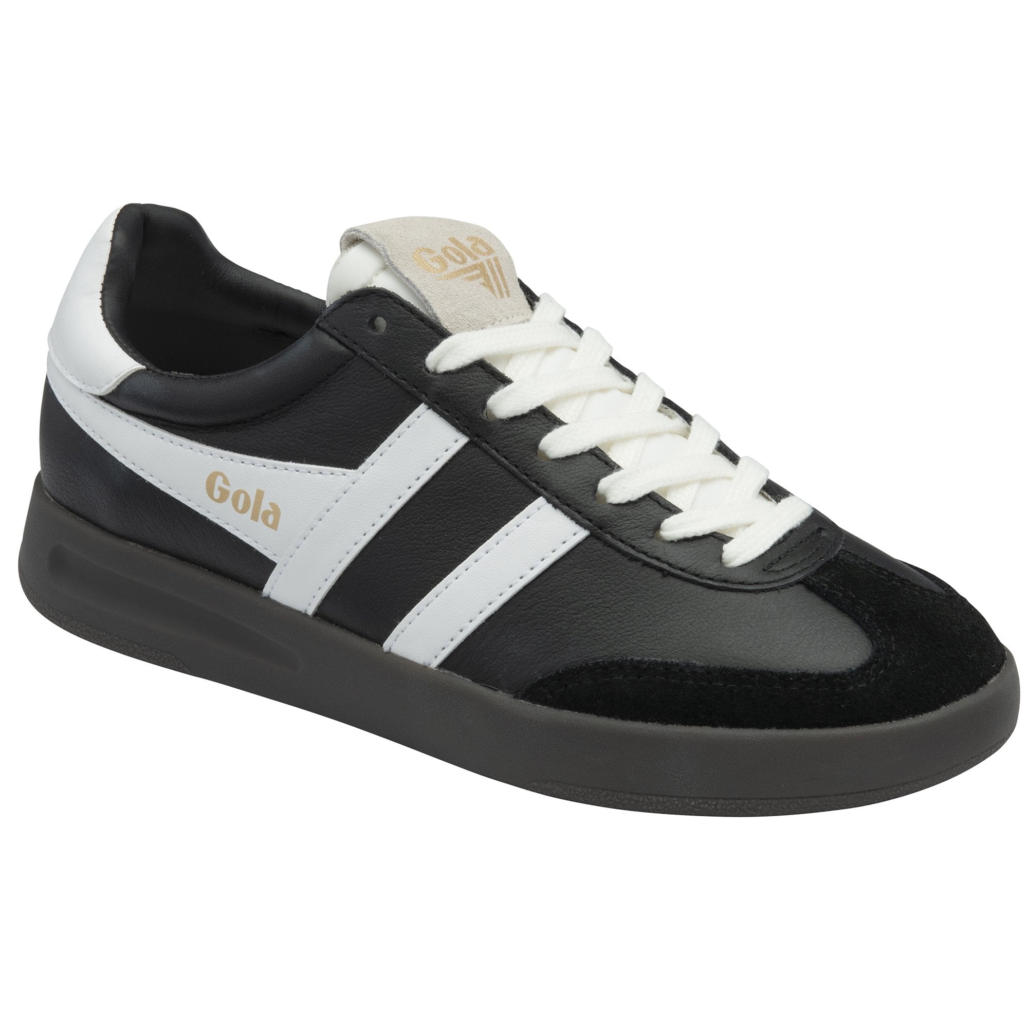 gola-cyclone-leder-sneaker-damen-schwarz-wei image 2