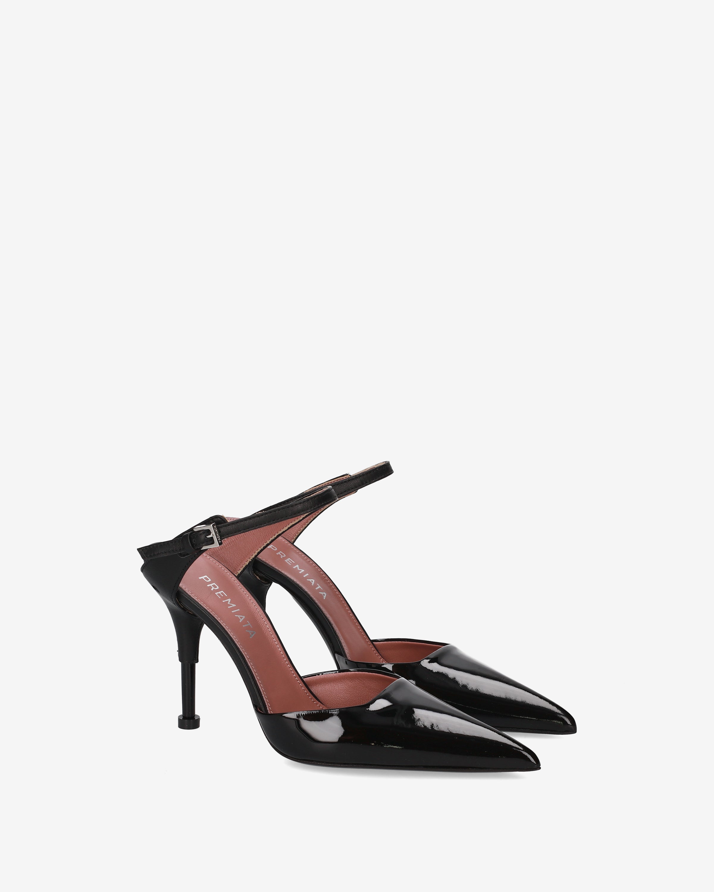 premiata-slingback-damen-lack-schwarz-100mm image 2