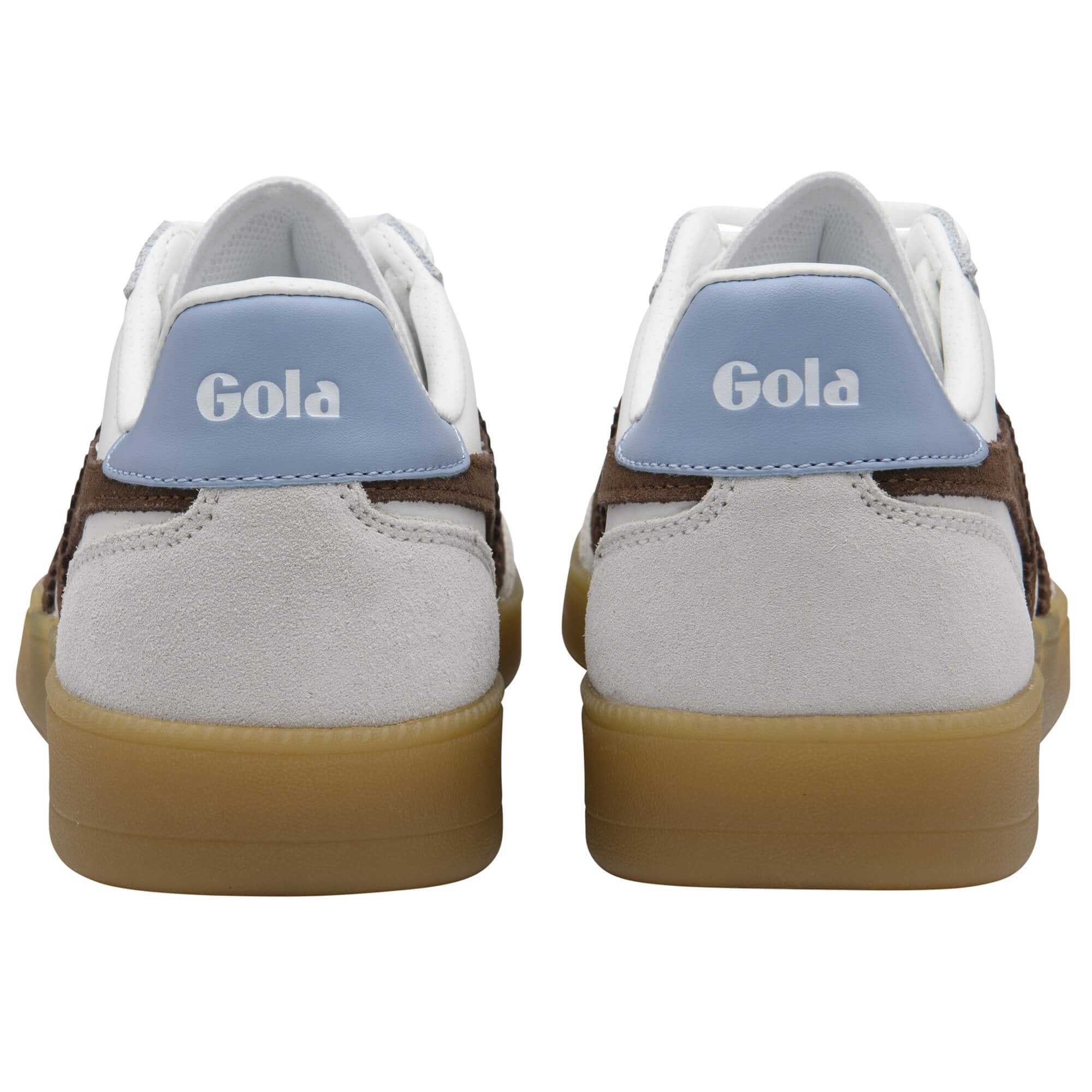 gola-viper-leather-damen-sneaker-wei-dunkelbraun-hellblau image 4