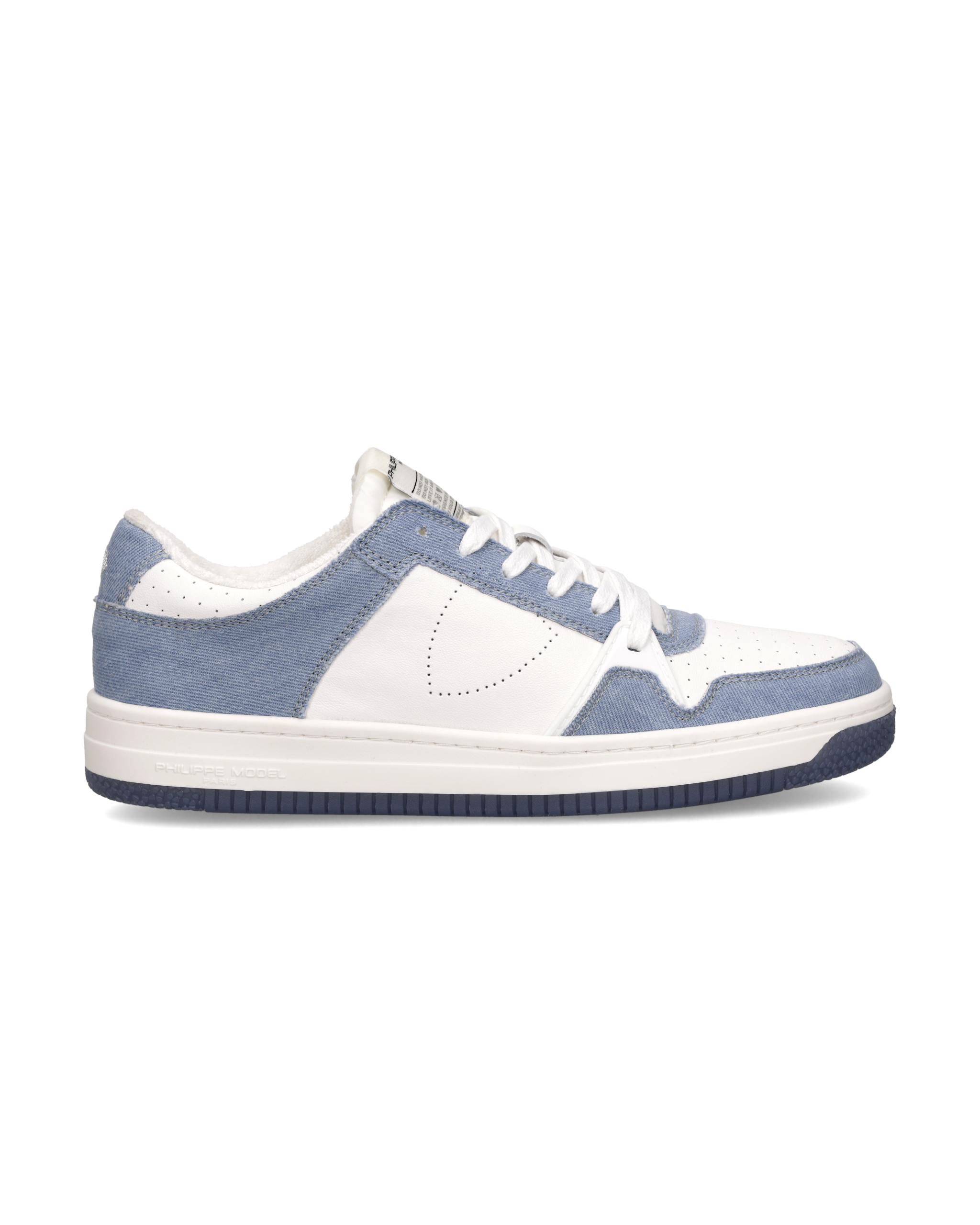 philippe-model-la-grande-sneaker-herren-wei-hellblau image 1