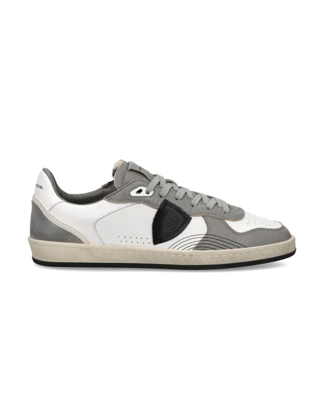 philippe-model-pgal-sneaker-herren-wei-grau-schwarz image 1