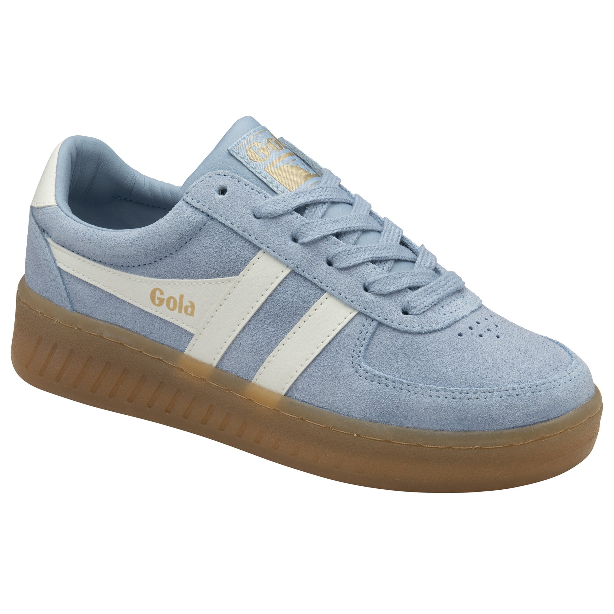 gola-grandslam-suede-damen-sneaker-hellblau-off-white image 2