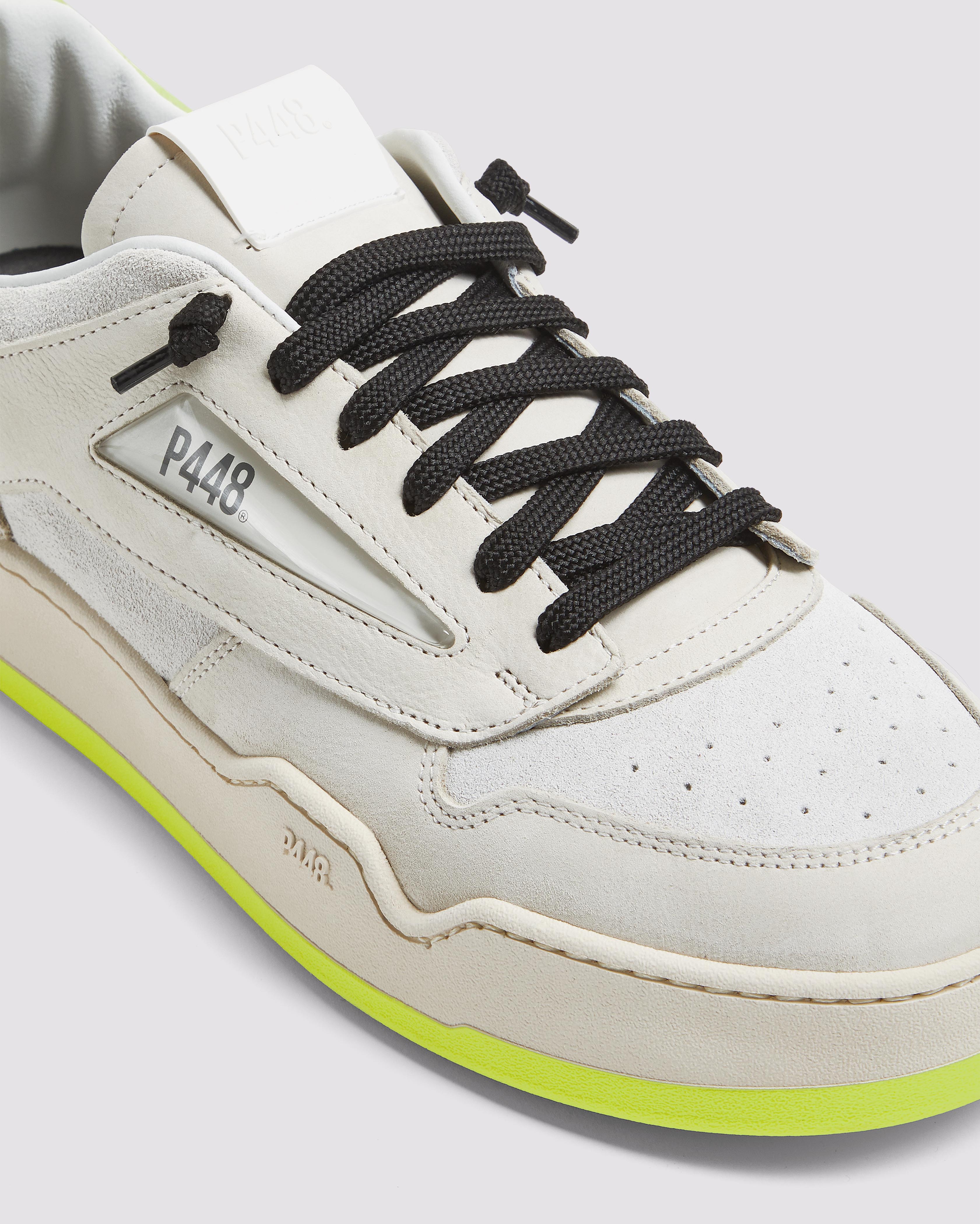 p448-brixton-limelight-herren-low-top-sneaker-beige-neon image 4
