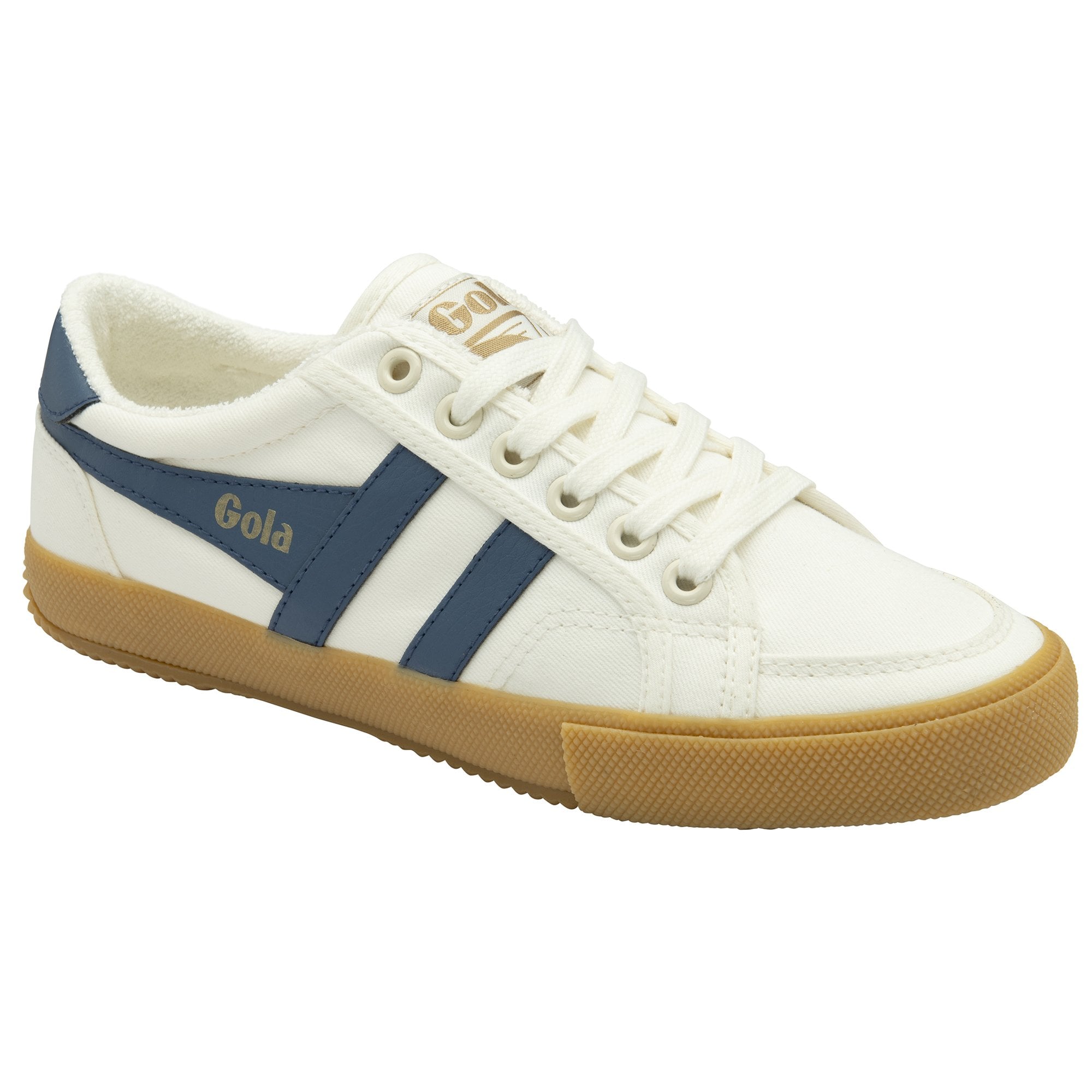 gola-stratus-plimsoll-sneaker-f-r-damen-cremewei-mondhellblau-canvas image 2