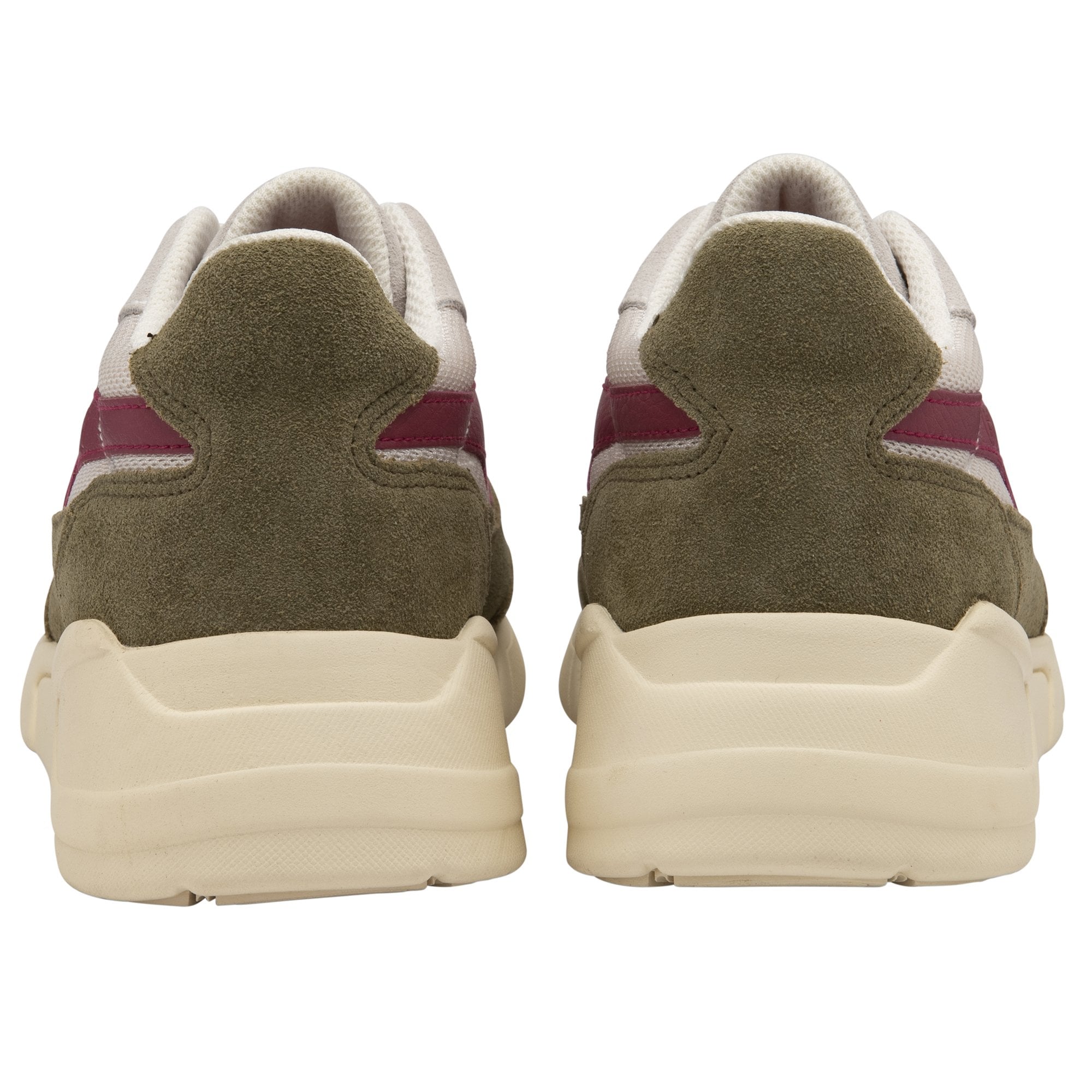gola-tempest-damen-sneaker-off-white-khaki-himbeerrot image 4