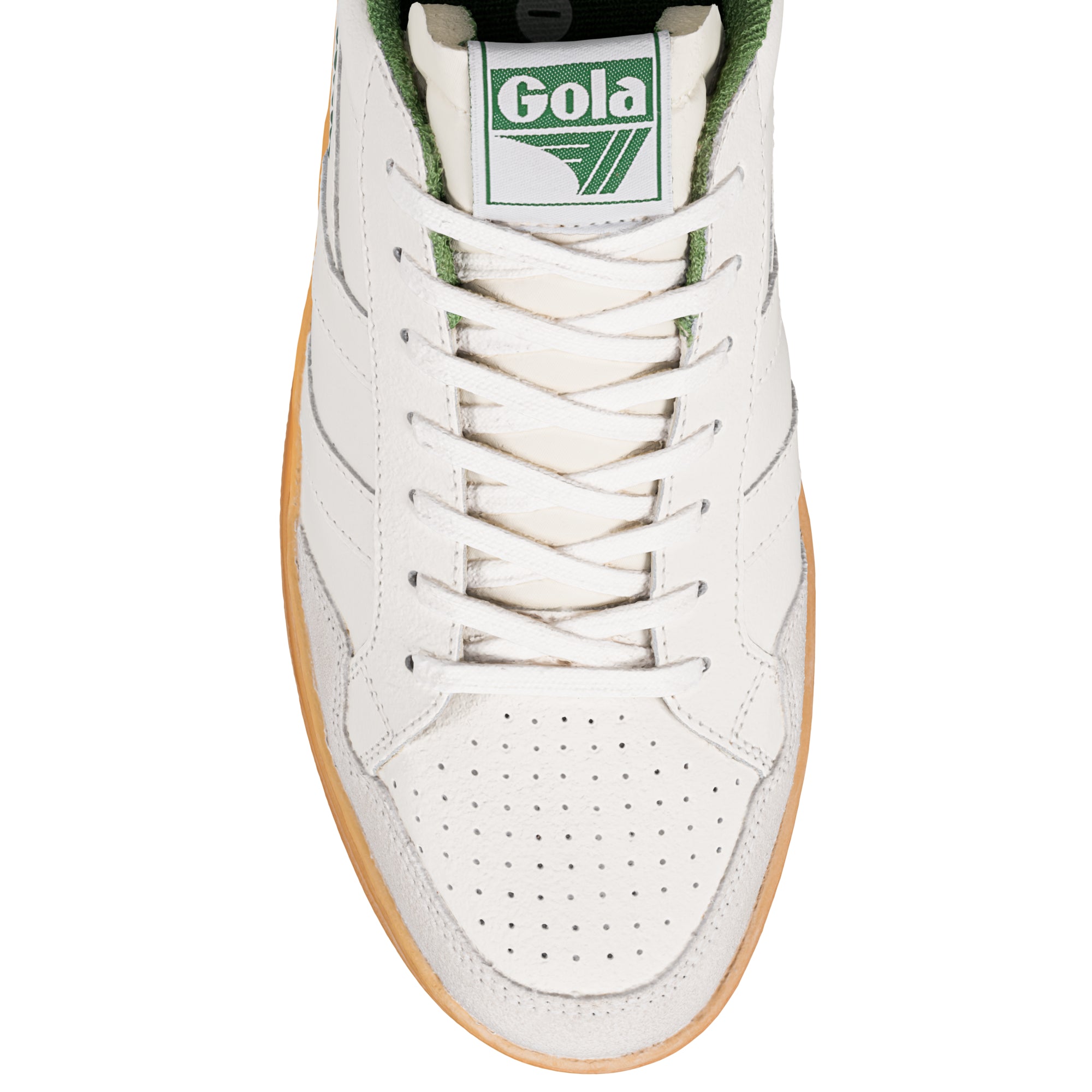 gola-eagle-86-herren-sneaker-tennis-sneaker-in-off-white-evergreen image 4