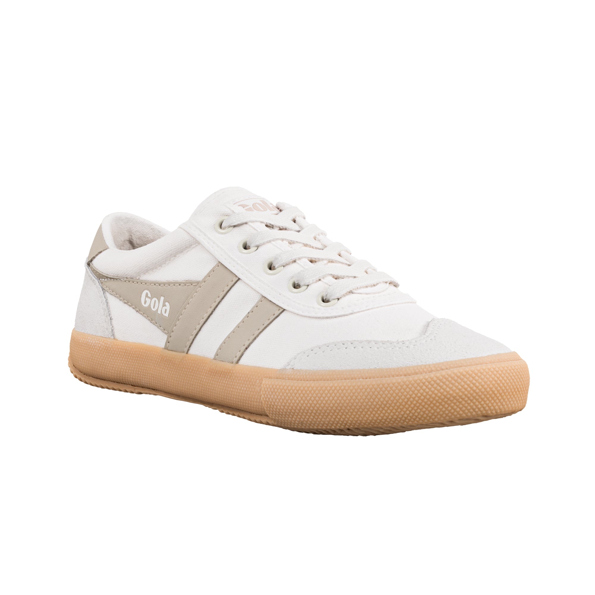 gola-badminton-sneaker-f-r-damen-cremewei-federgrau-canvas image 2