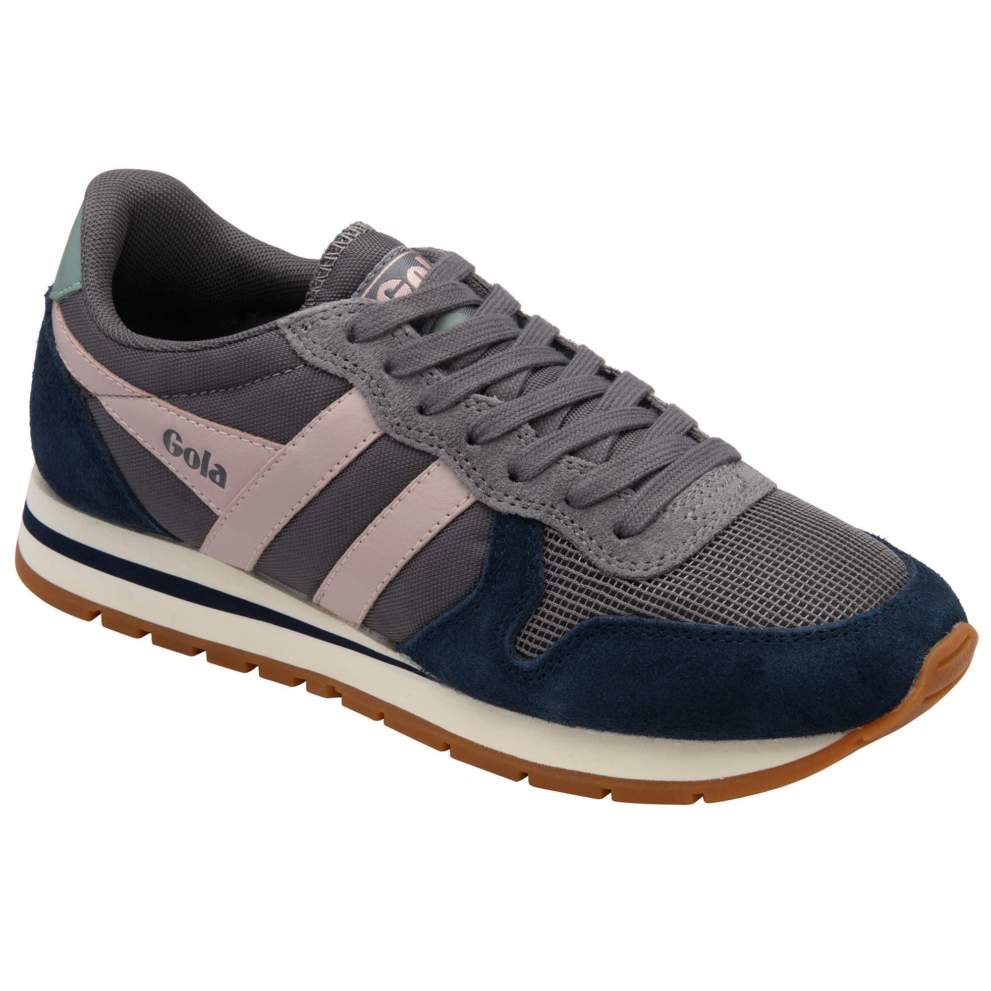 gola-daytona-damen-sneaker-grau-marine-rosa image 2