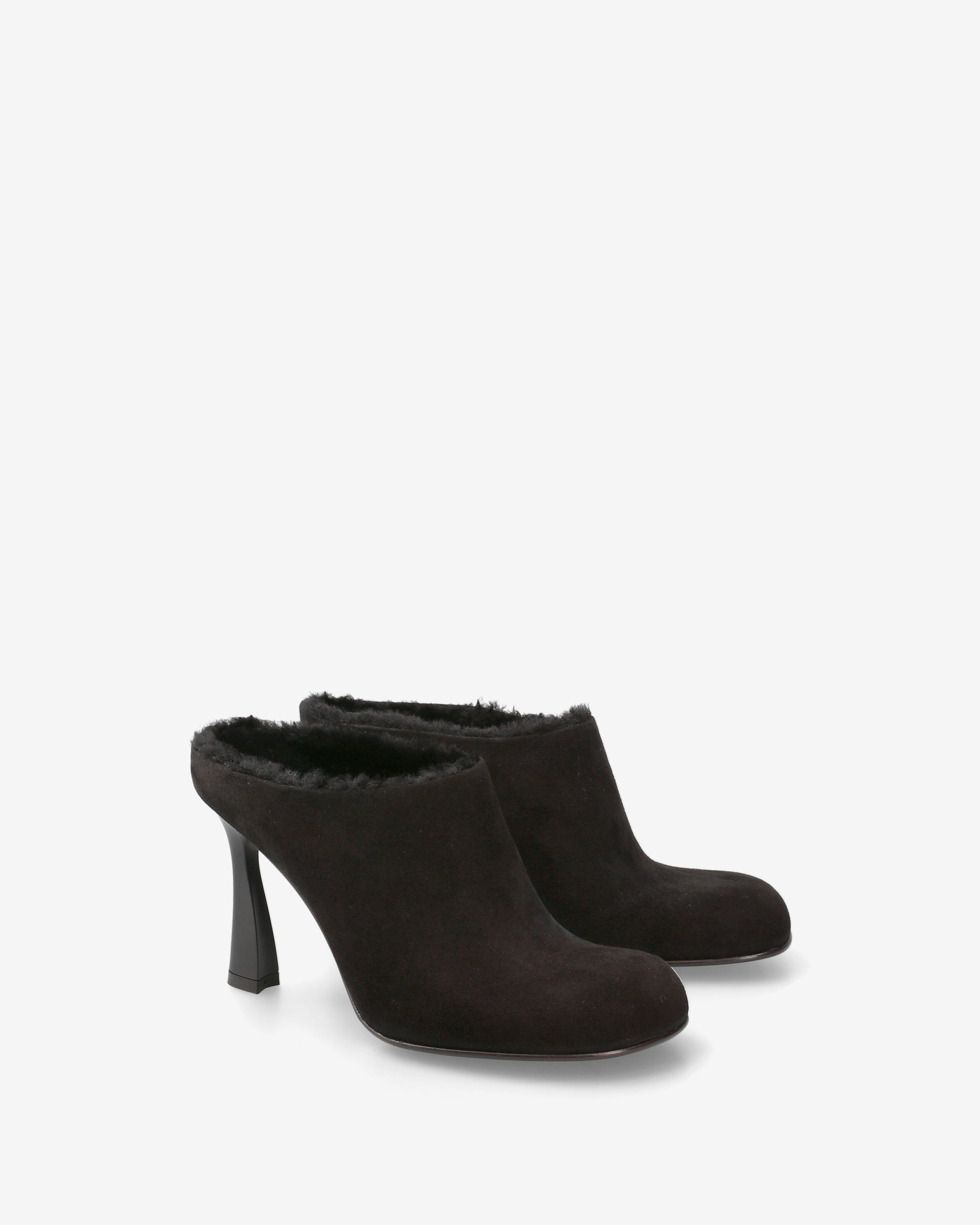 premiata-hausschuhe-damen-montone-leder-schwarz image 2