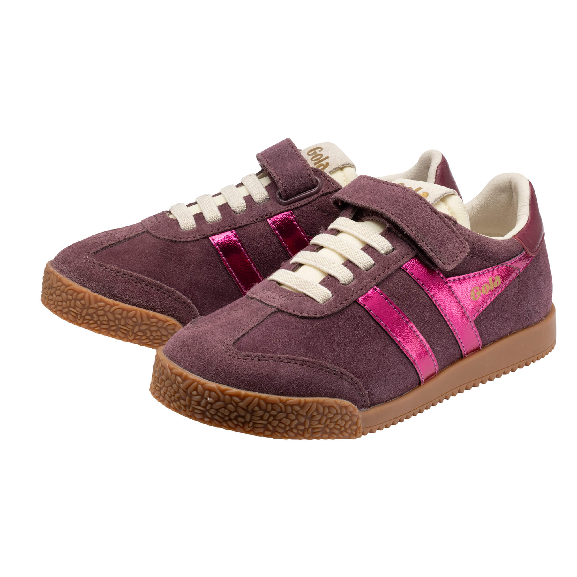 gola-elan-glitz-strap-kinder-sneaker-windsor-wine image 3