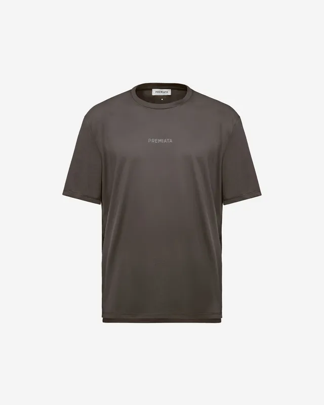 premiata-t-shirt-logo-essential-mud-herren-baumwolle image 1