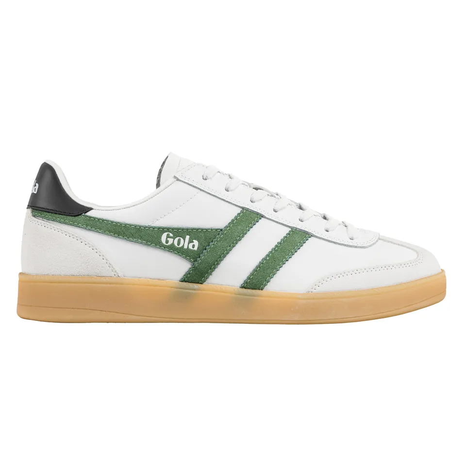 gola-viper-leder-sneaker-f-r-herren-wei-evergreen image 1