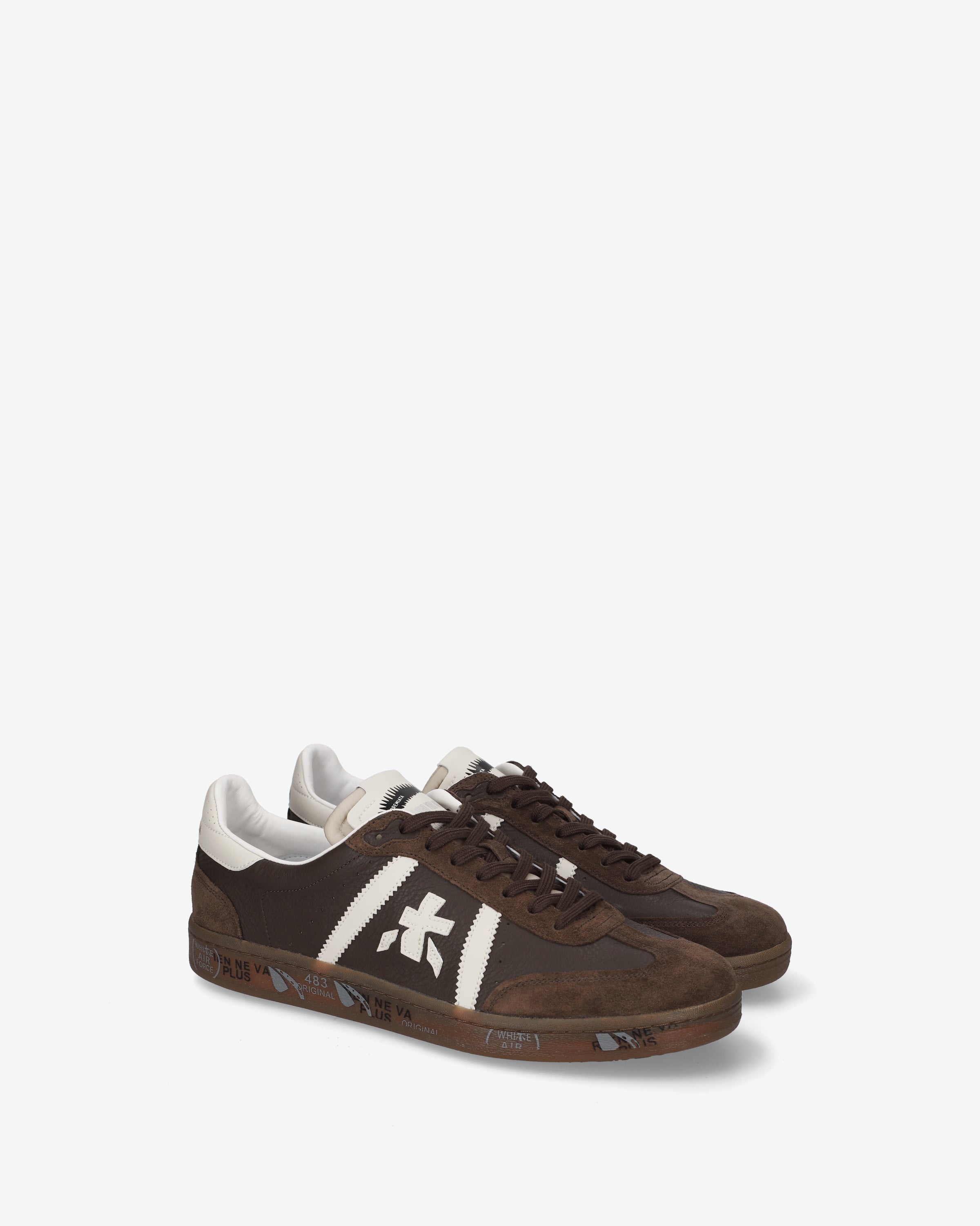 premiata-bonnie-8590-herren-sneaker-leder-suede-brown image 2