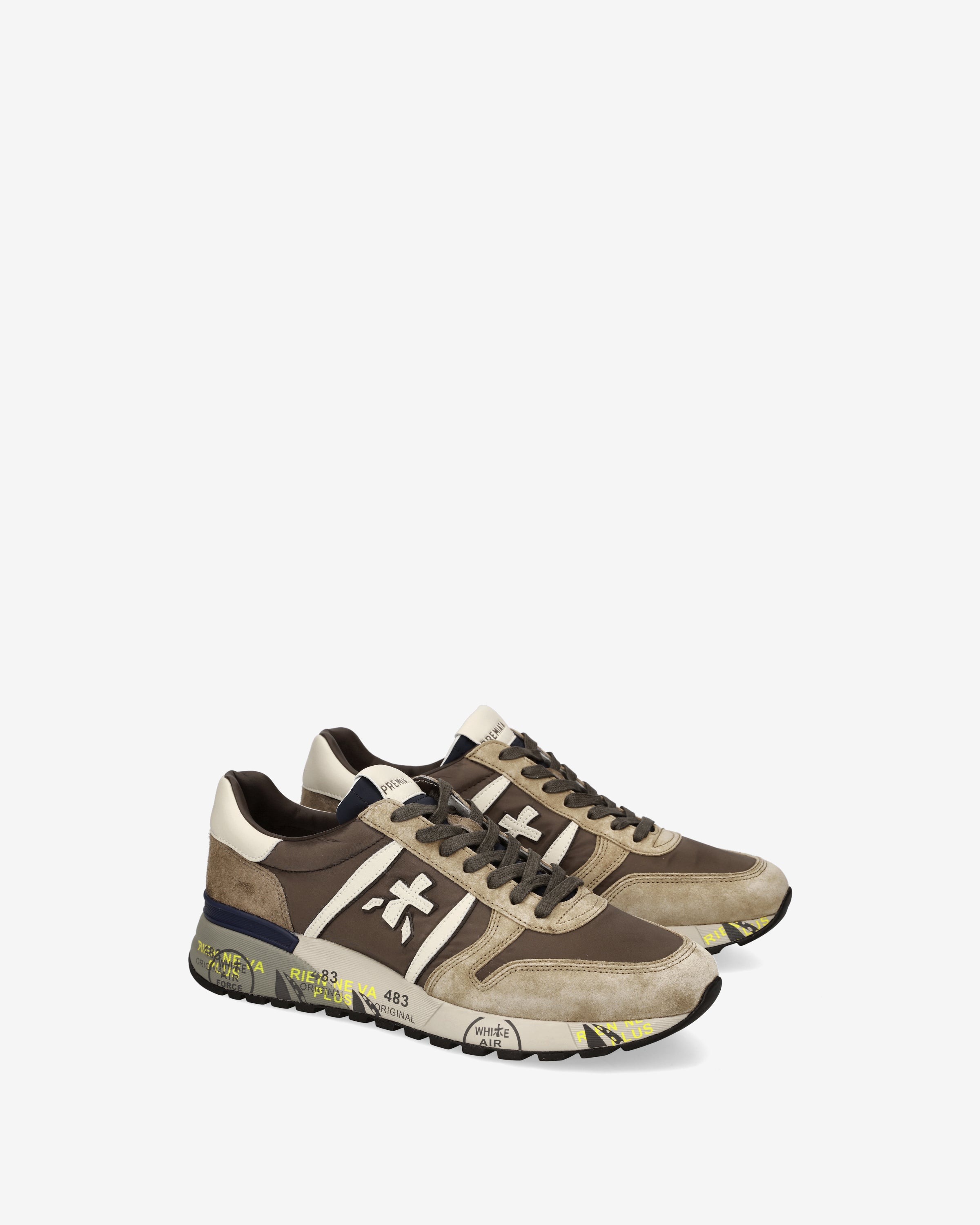 premiata-lander-7704-sneaker-herren-tortora-braun image 5