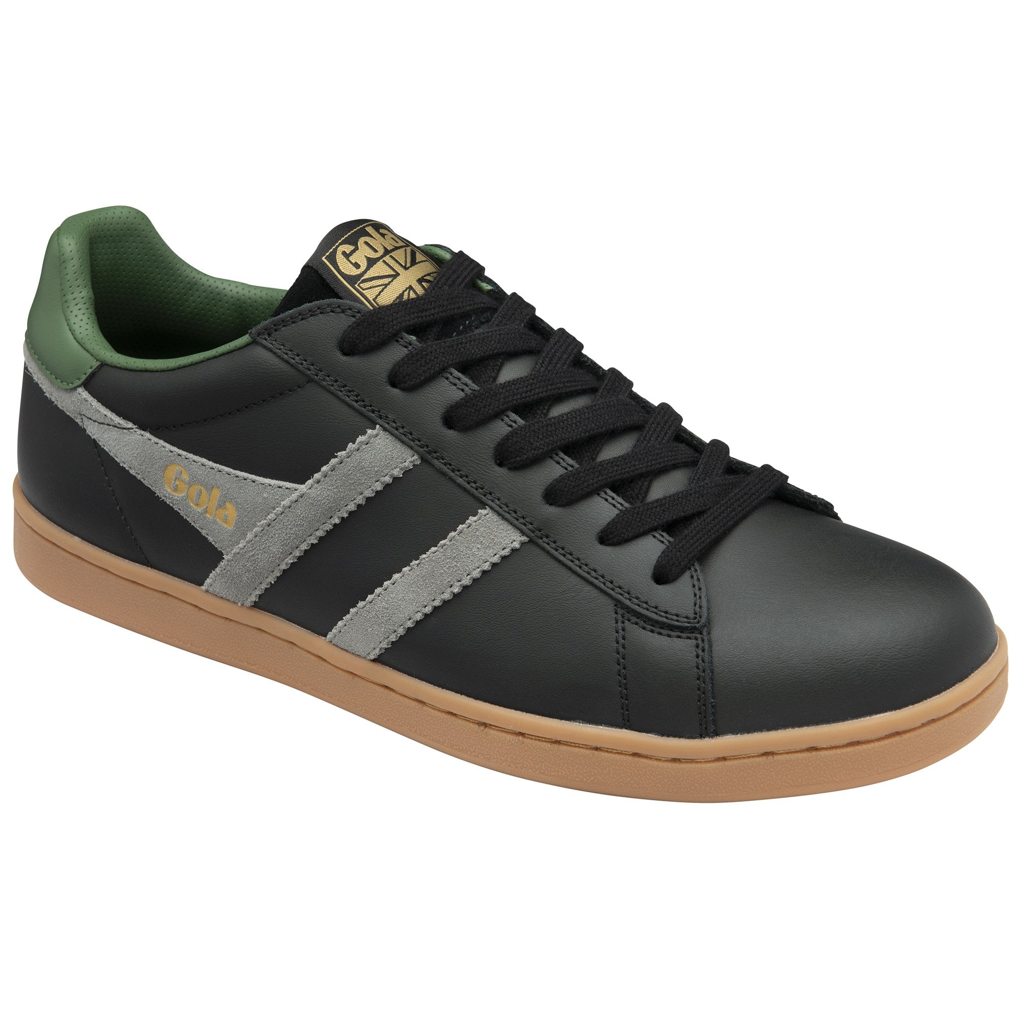 gola-equipe-ii-leder-sneaker-f-r-herren-schwarz image 2