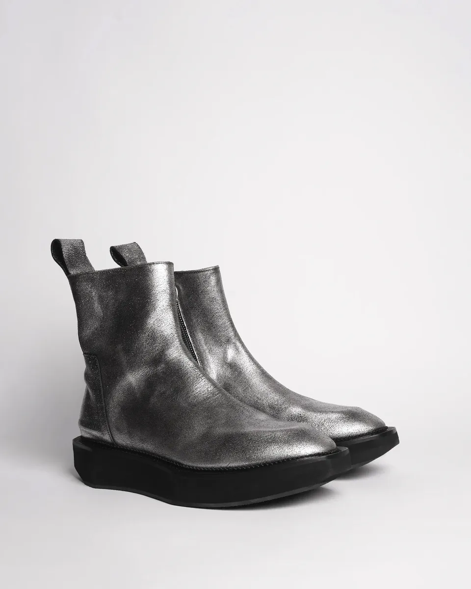 premiata-003-herren-heritage-stiefel-metallik-leder image 1