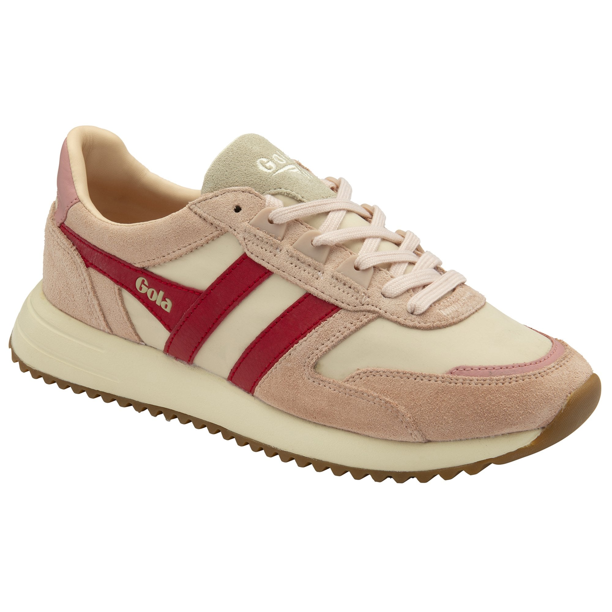 gola-chicago-damen-sneaker-weizen-perlmuttrosa-heritage-jogger image 2