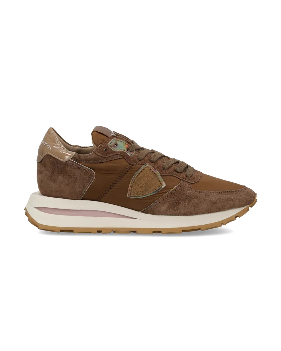 philippe-model-tropez-haute-damen-sneaker-cognac-braun image 1