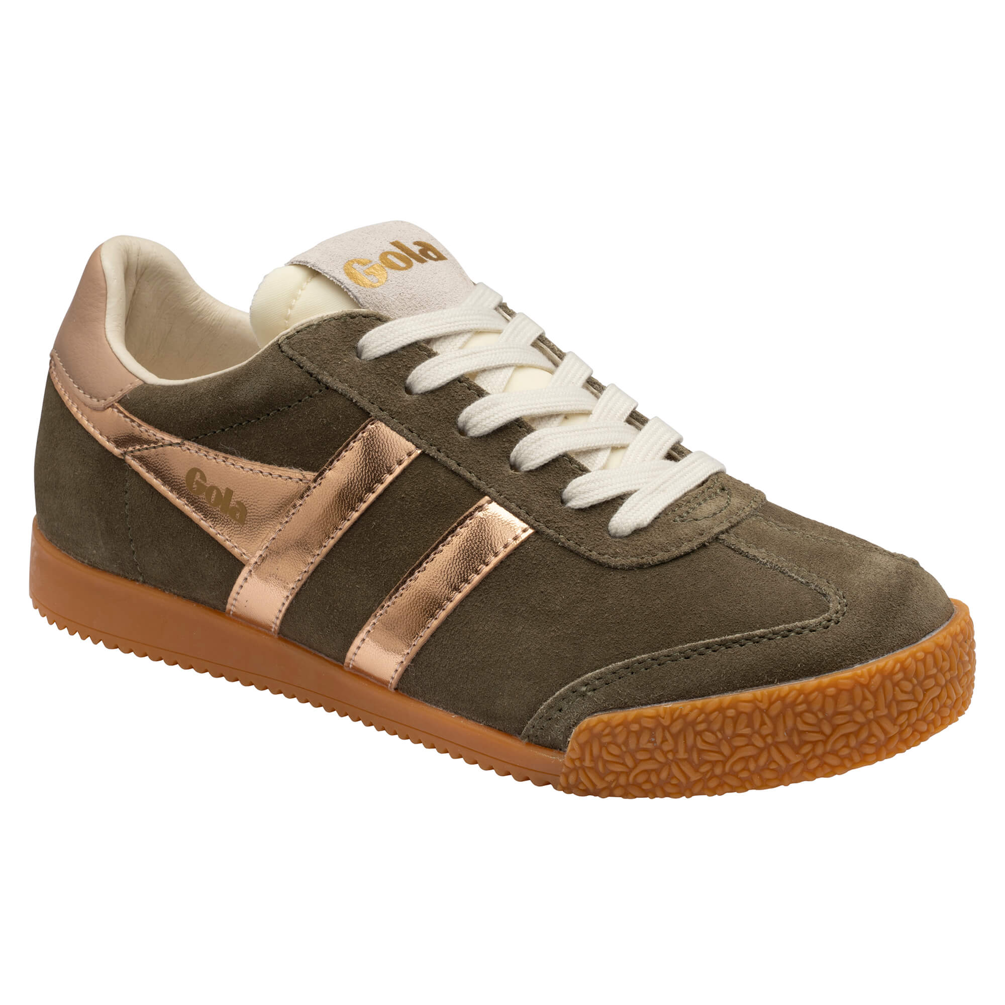 gola-elan-glitz-damen-sneaker-khaki-wildleder-ros-gold image 2