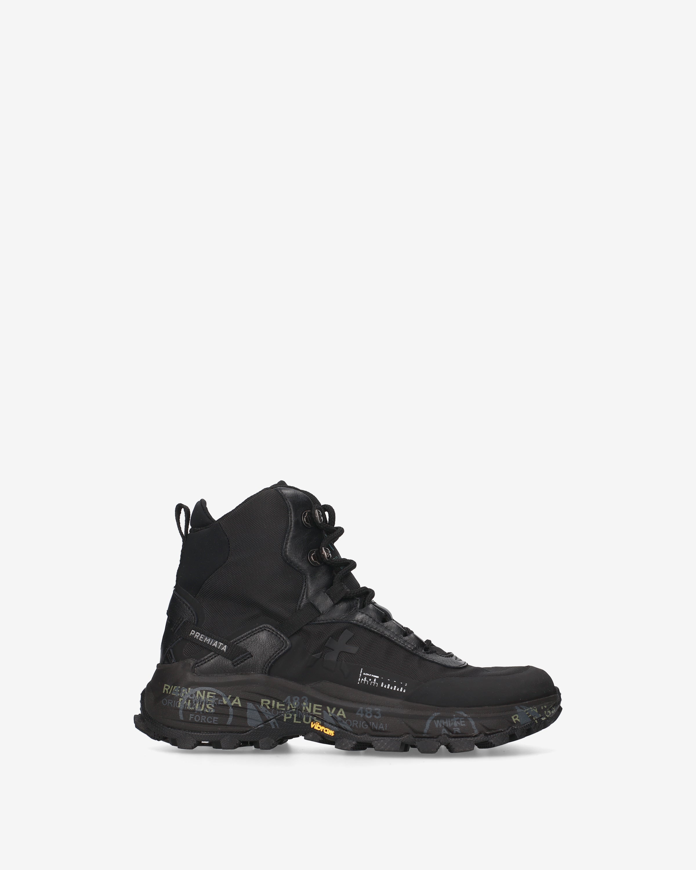 premiata-trivor-509-damen-mid-sneaker-schwarz-vibram image 1