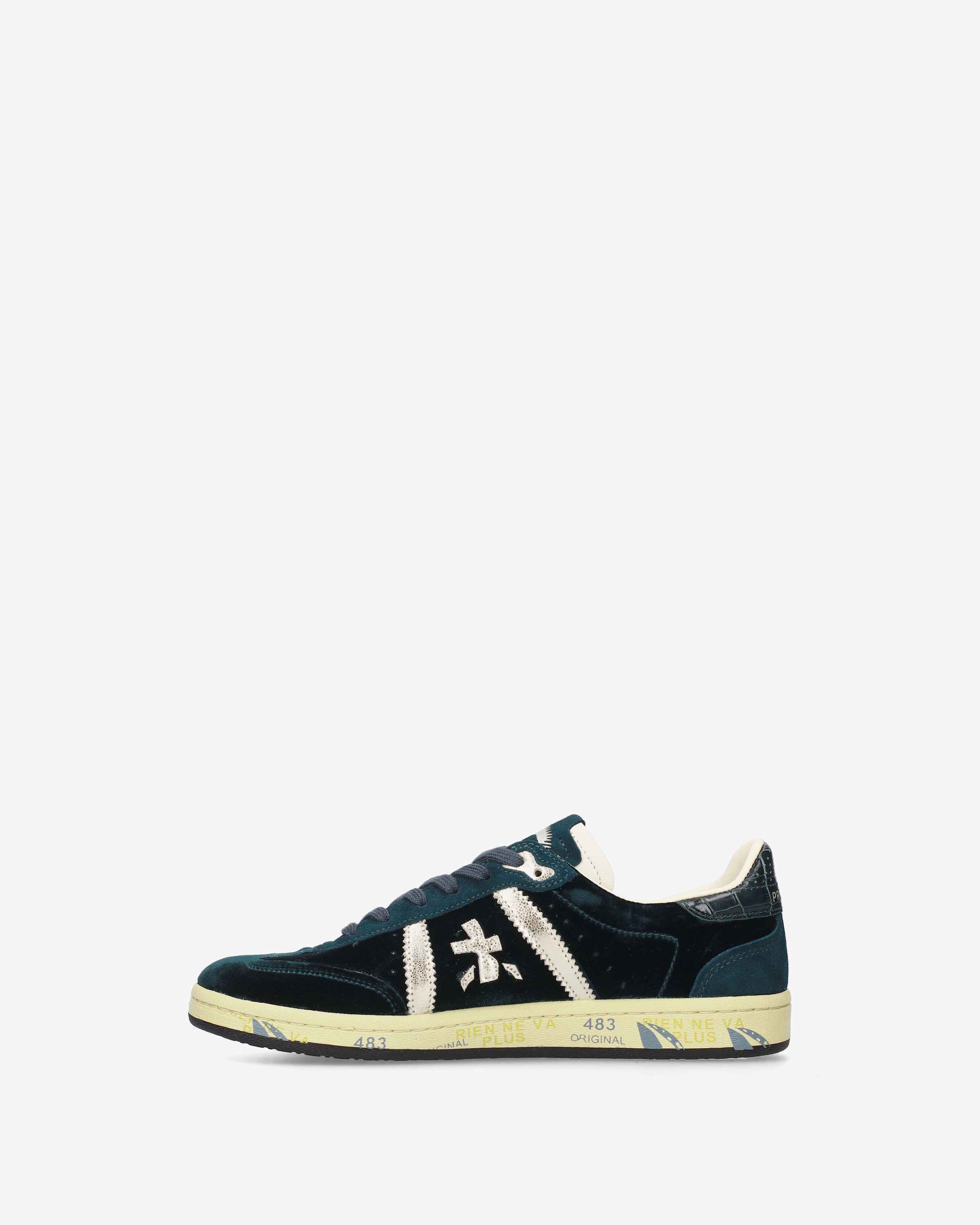 premiata-bonnied-8581-damen-sneaker-navy-velours-suede image 3