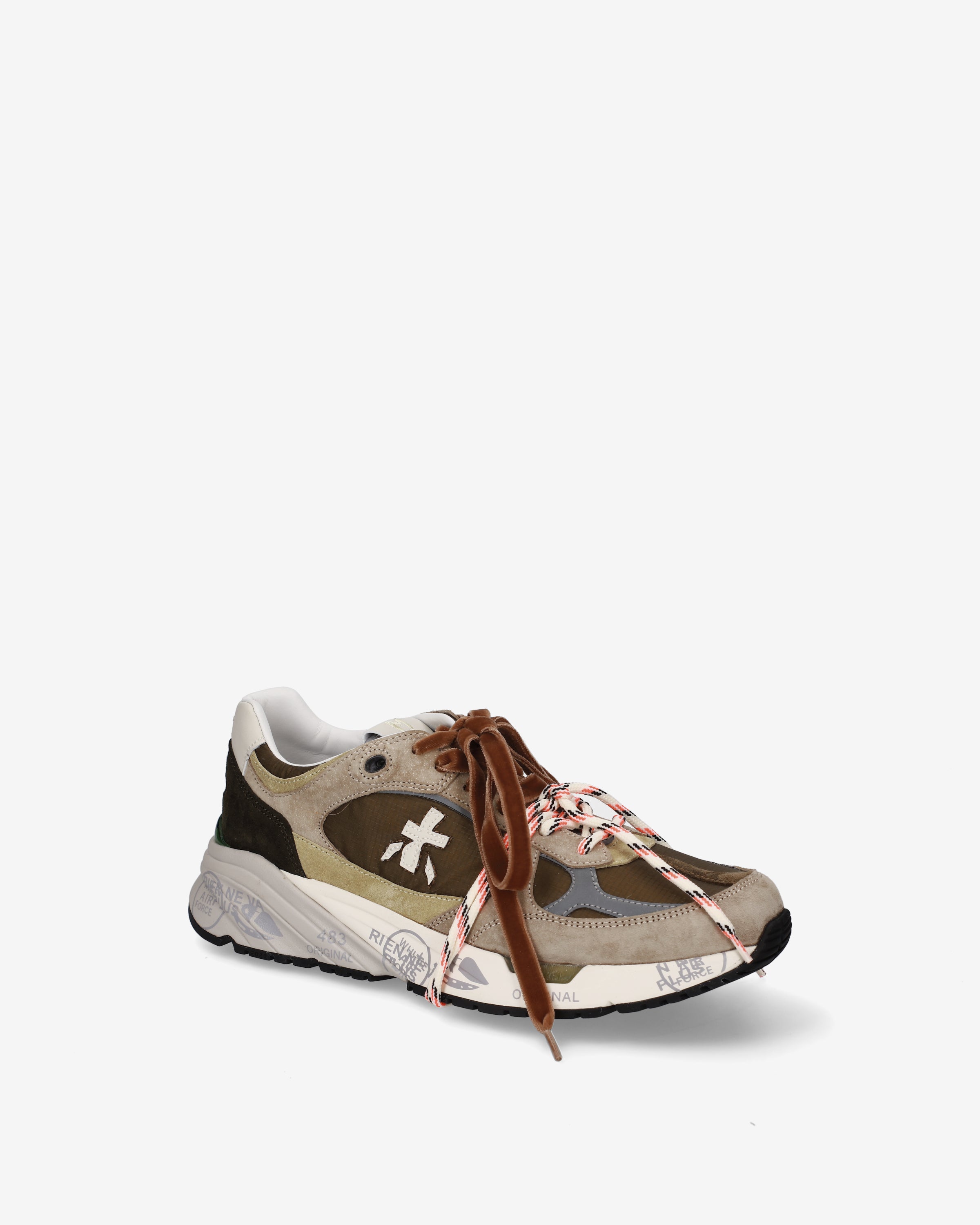 premiata-mased-8521l-sneaker-damen-panna-oliv image 4