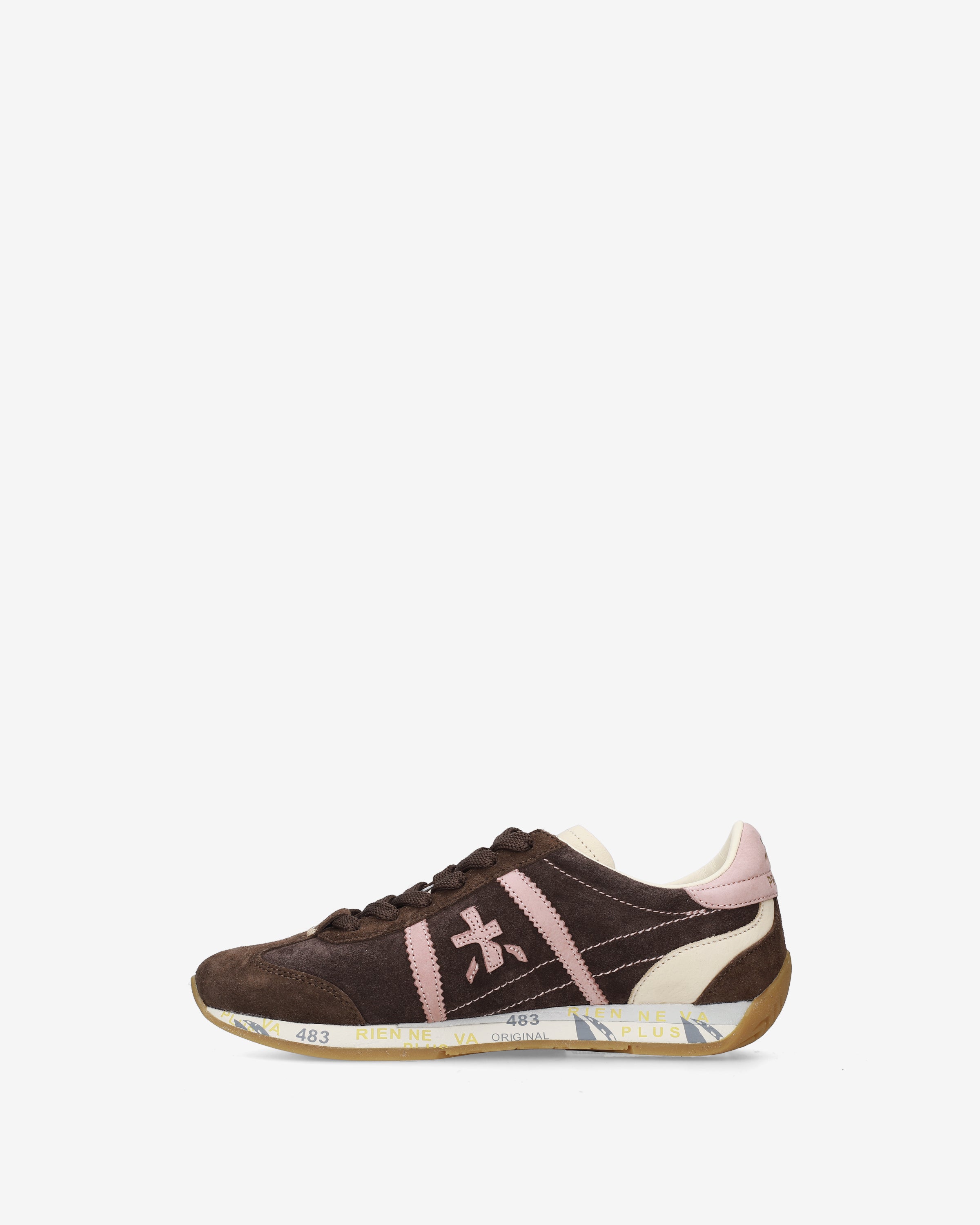 premiata-jackyxd-8626-sneaker-damen-braun-rosa image 3