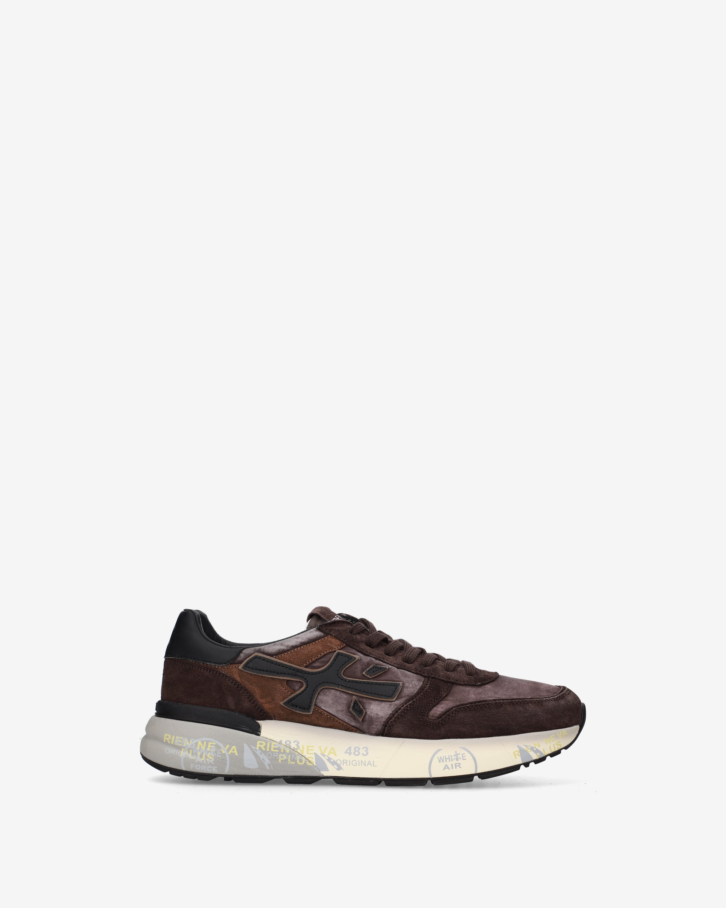 premiata-mick-8434-herren-sneaker-braun image 1