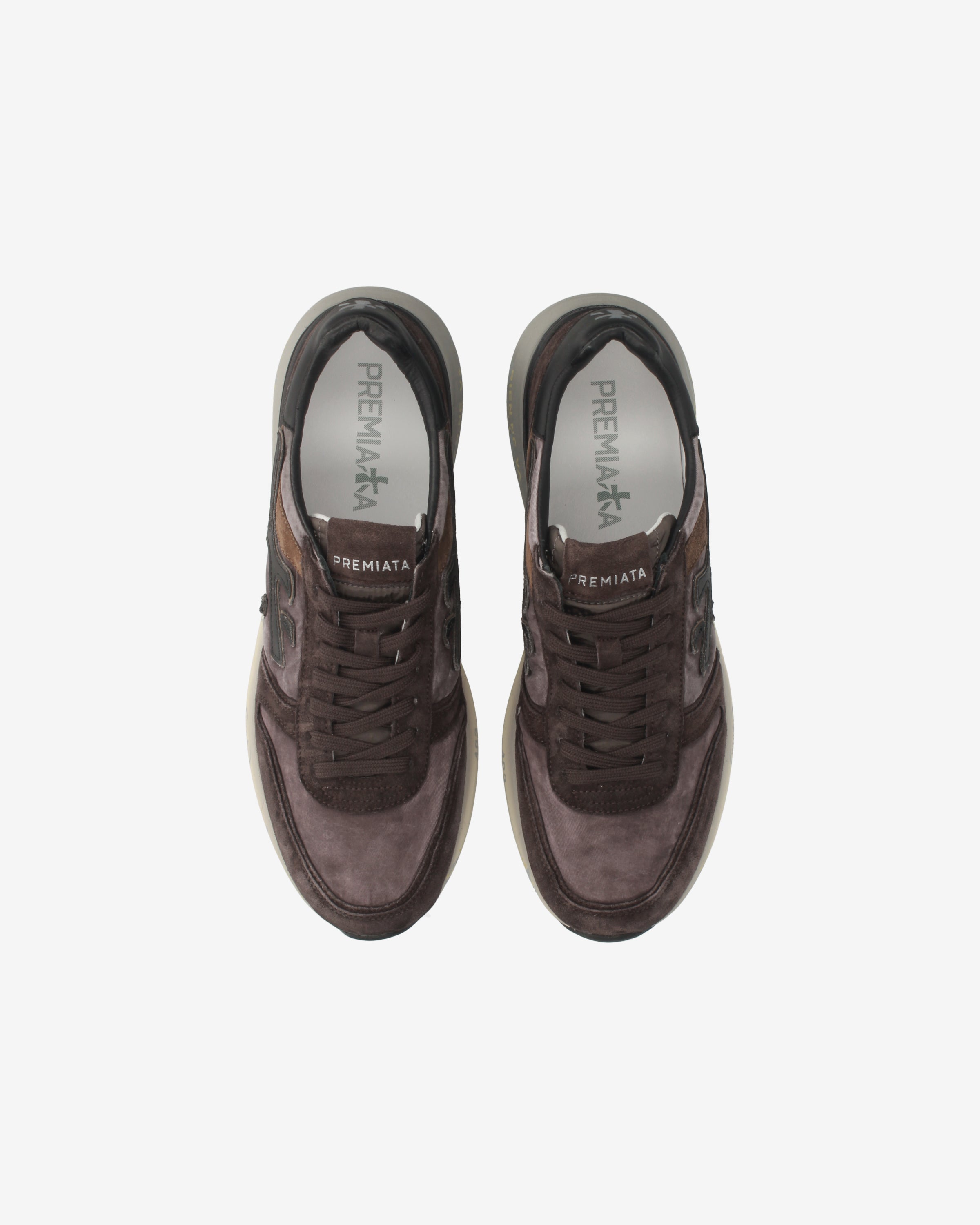 premiata-mick-8434-herren-sneaker-braun image 6