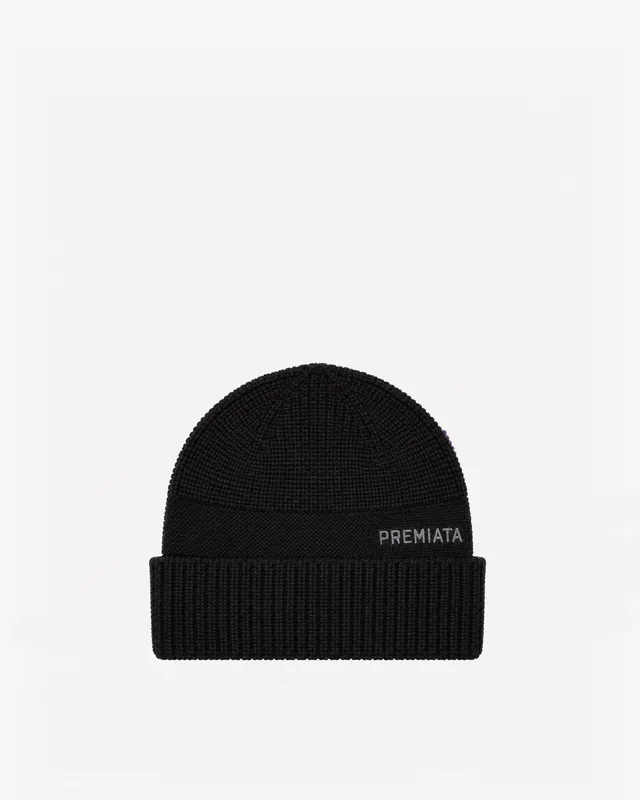 premiata-berretto-m-tze-merino-rippstrick-mit-premiata-stick image 1