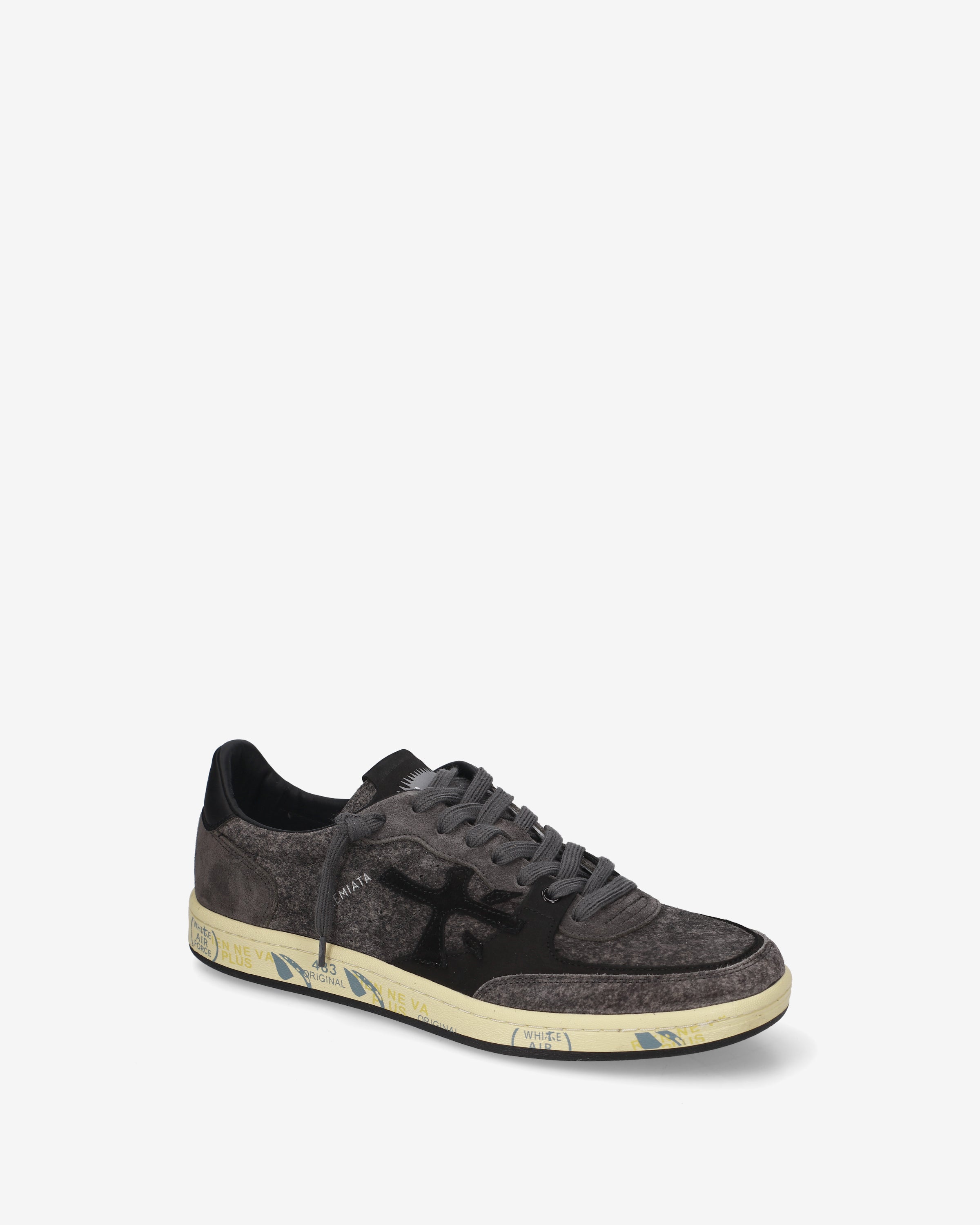 premiata-bskt-clay-8713-sneaker-grey-suede-used-look image 4