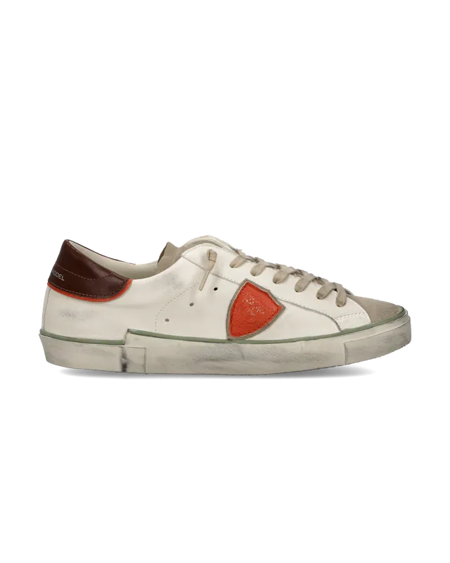 philippe-model-prsx-herren-sneaker-beurre-bordeaux image 1