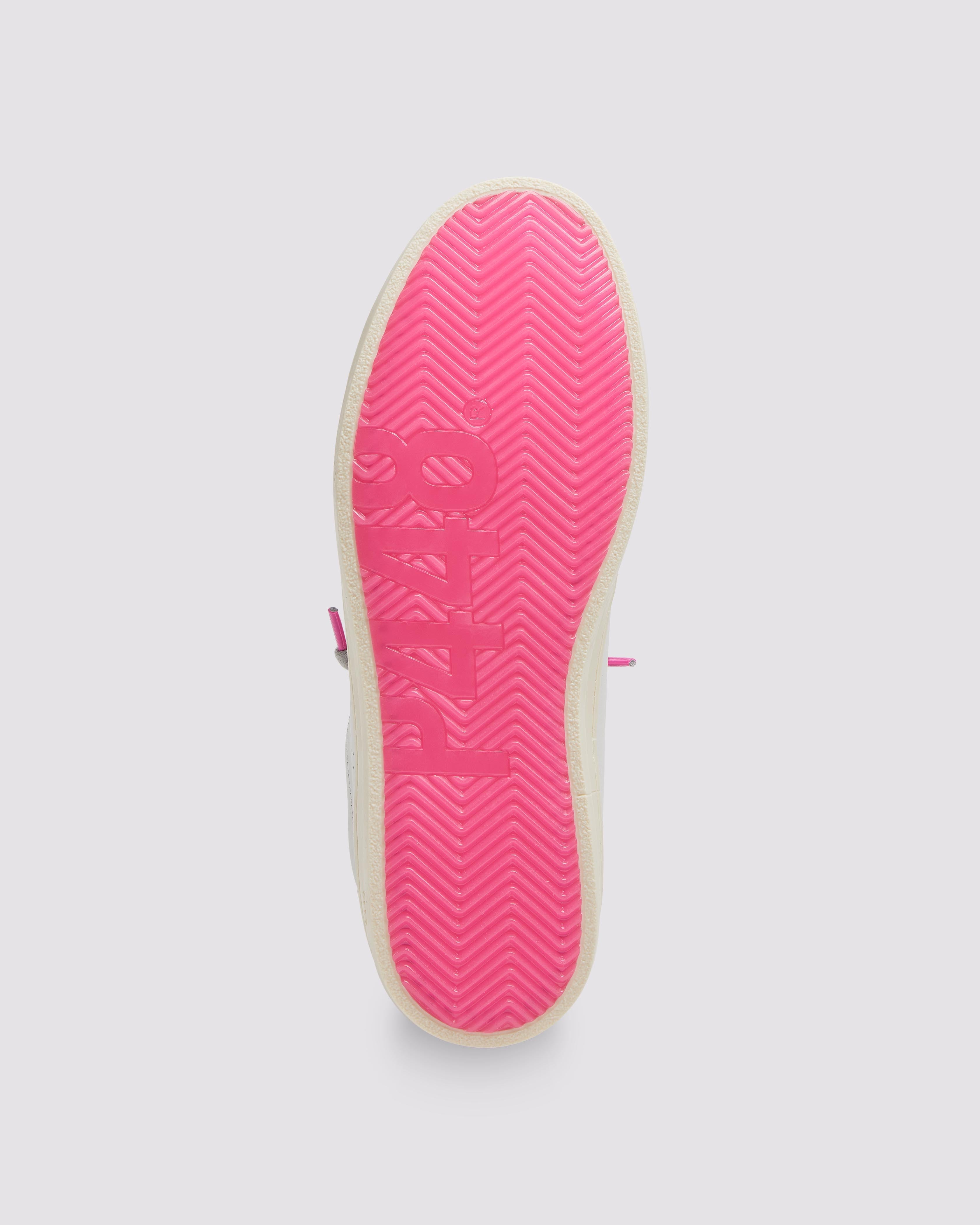 p448-john-nightfall-damen-low-top-sneaker-wei-fuchsia image 5