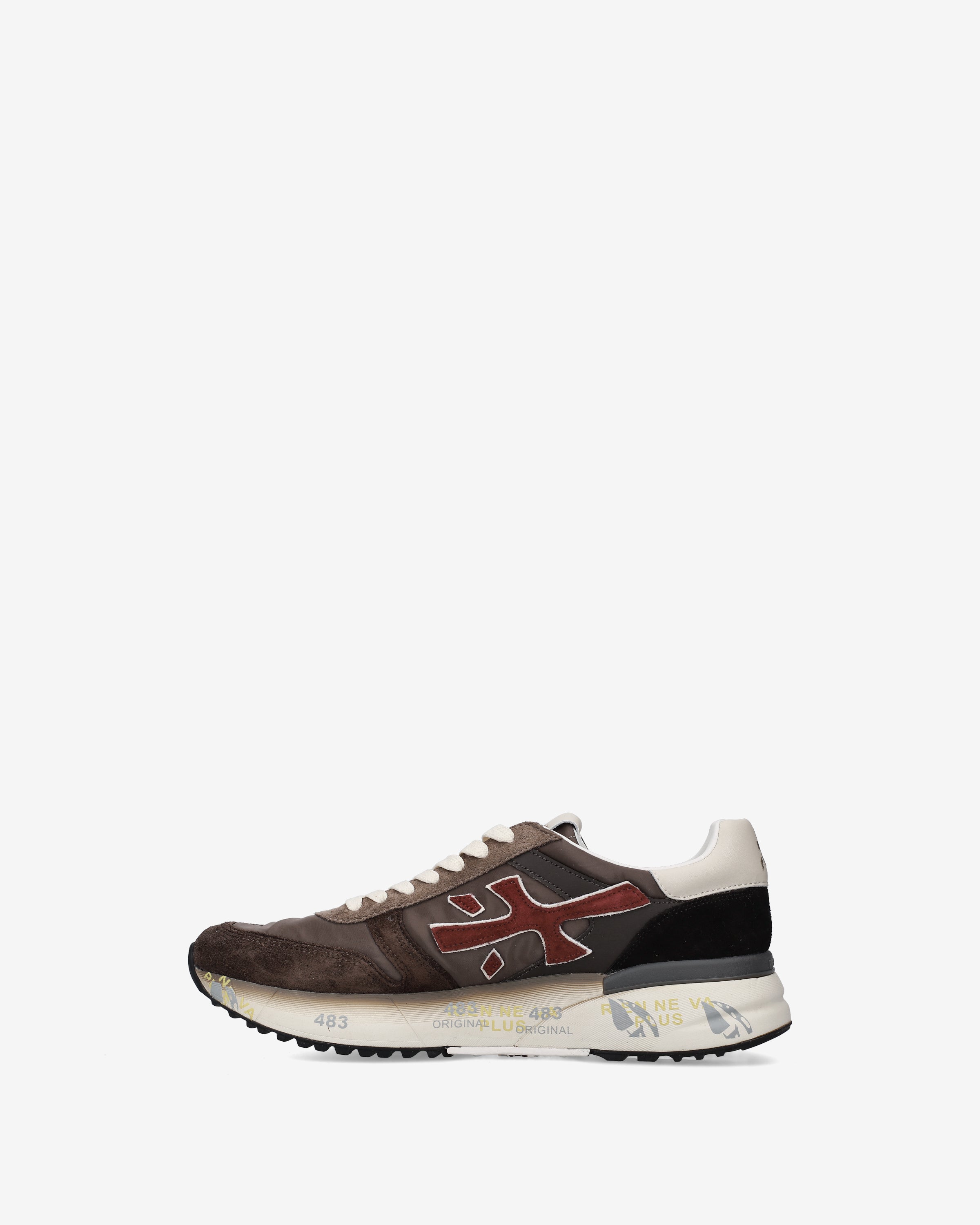 premiata-mick-7714-sneaker-braun-schwarz-herren image 3