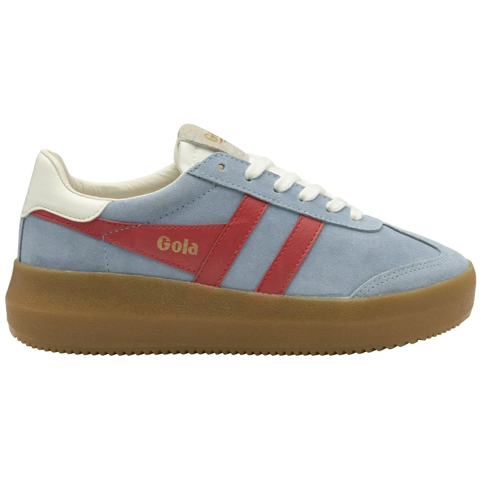 gola-athena-sneaker-f-r-damen-hellblau-koralle-off-white-plateau image 1
