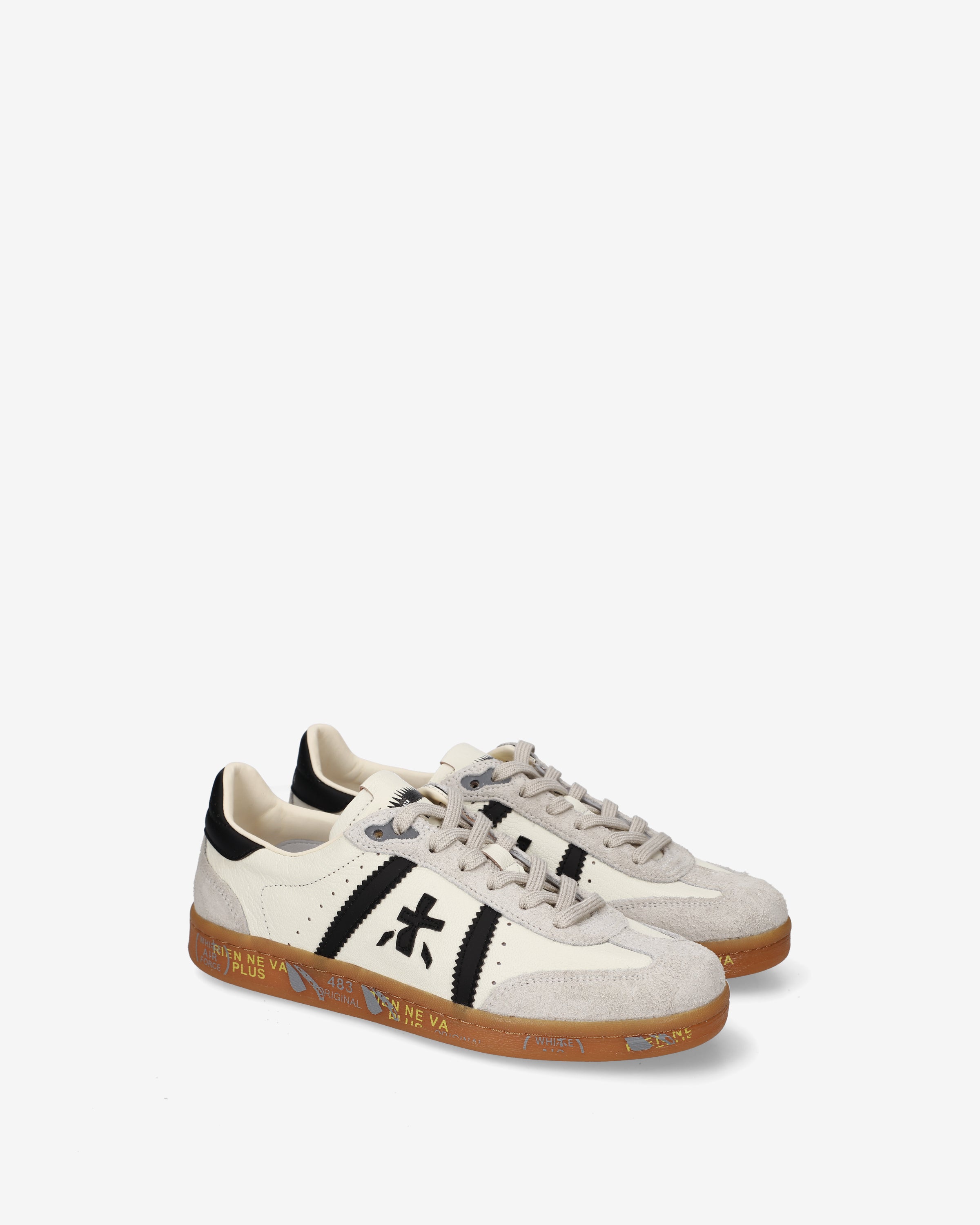 premiata-bonnie-8123-sneaker-herren-white-leder-suede image 2