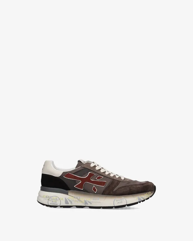 premiata-mick-7714-sneaker-braun-schwarz-herren image 1