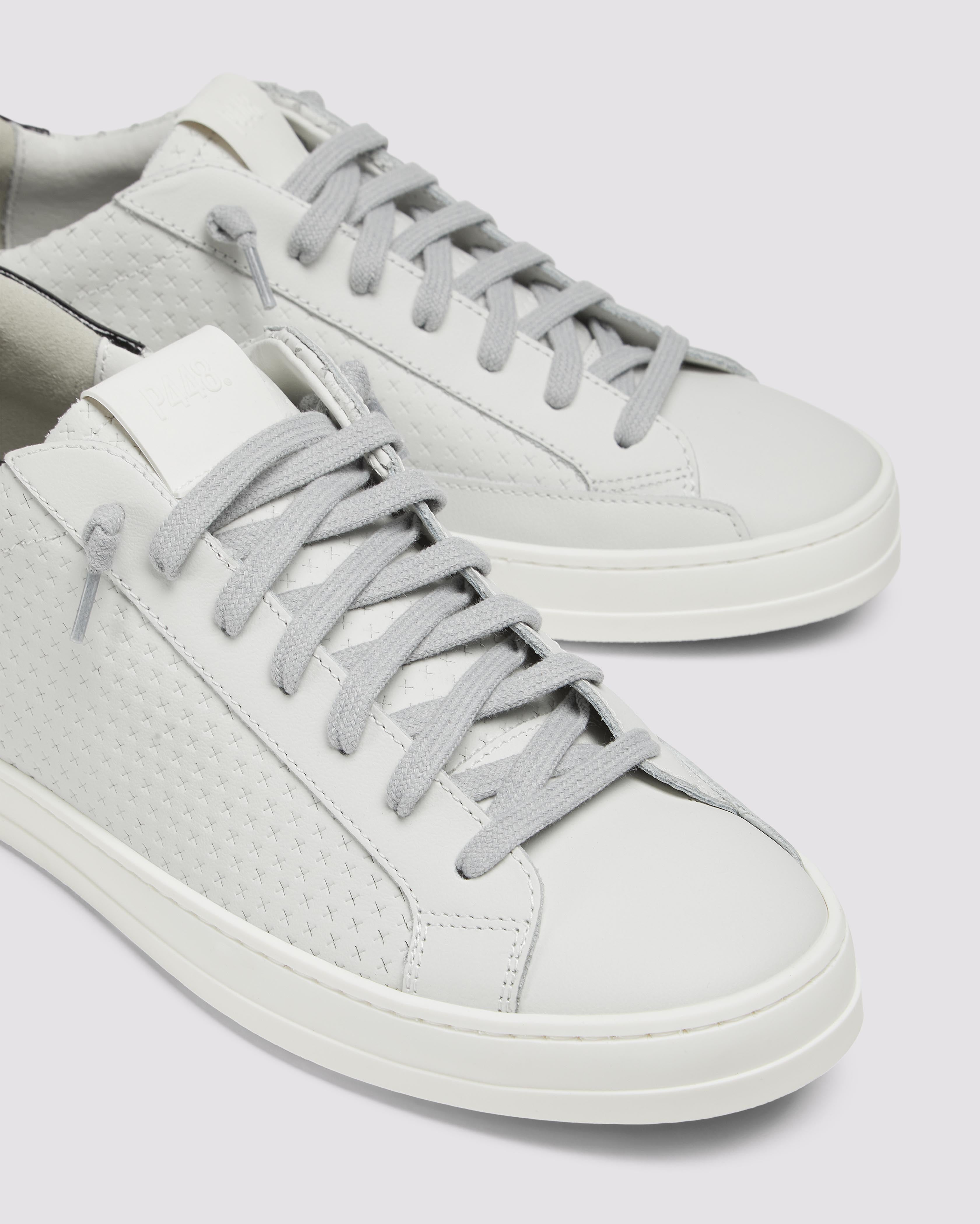 p448-john-phantom-low-top-sneaker-damen-wei-schwarz image 6