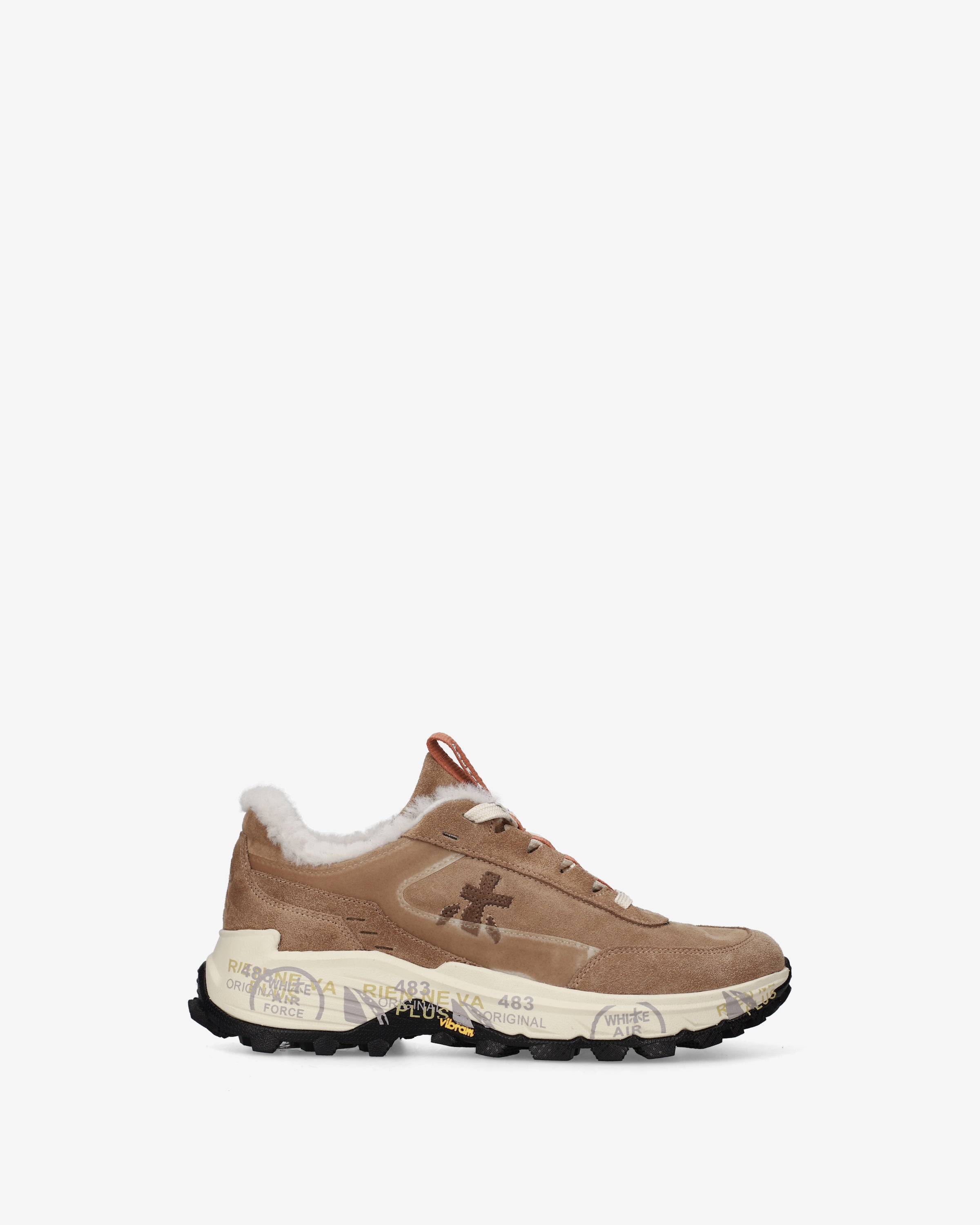 premiata-devind-506m-damen-sneaker-beige-shearling-vibram image 1