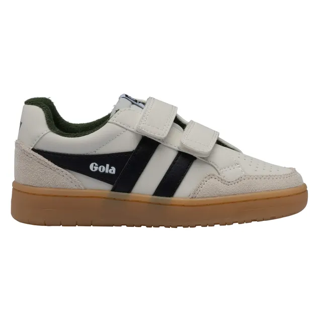 gola-eagle-strap-kinder-sneaker-cremewei-schwarz-klett image 1