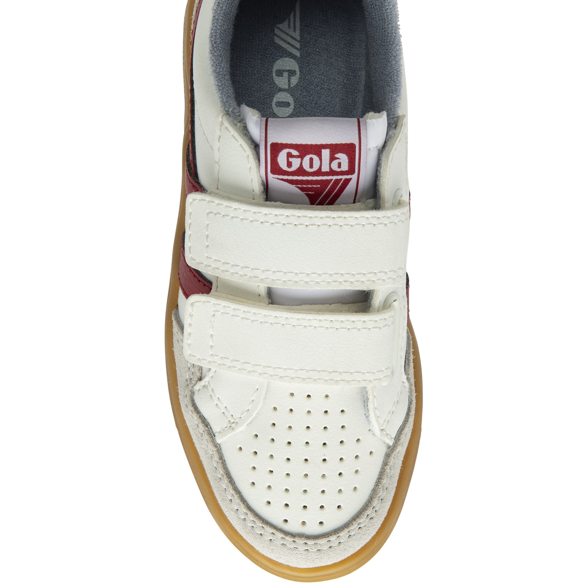 gola-eagle-strap-sneaker-f-r-kinder-wei-dunkelrot image 5