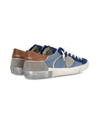 philippe-model-prsx-sneaker-herren-denimblau-grau image 2