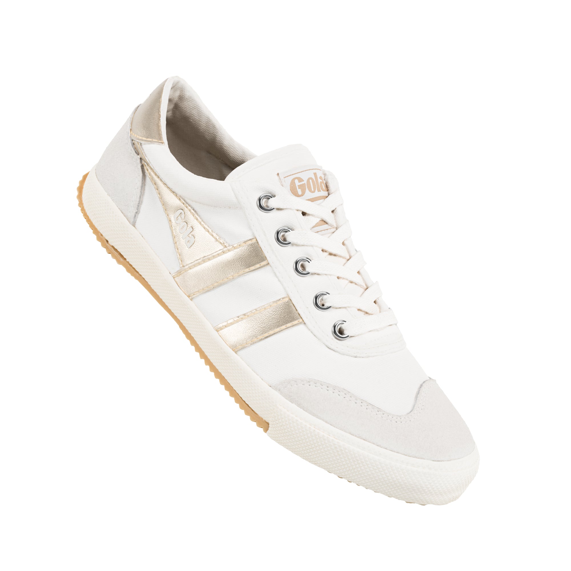 gola-badminton-canvas-sneaker-f-r-damen-cremewei-gold image 5