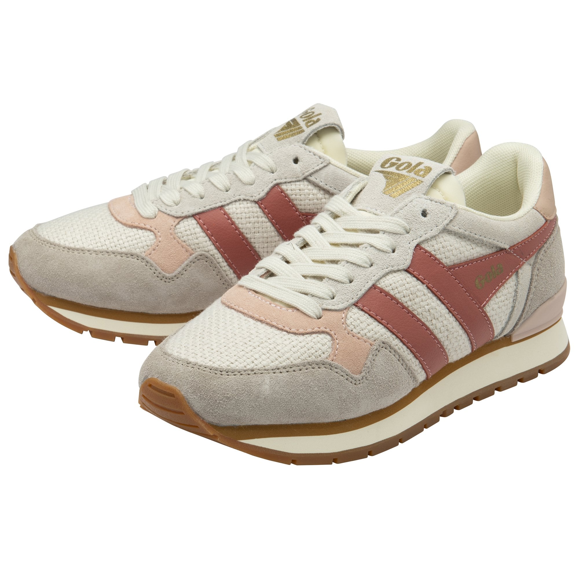 gola-colorado-sneaker-f-r-damen-off-white-federgrau-lehm image 3