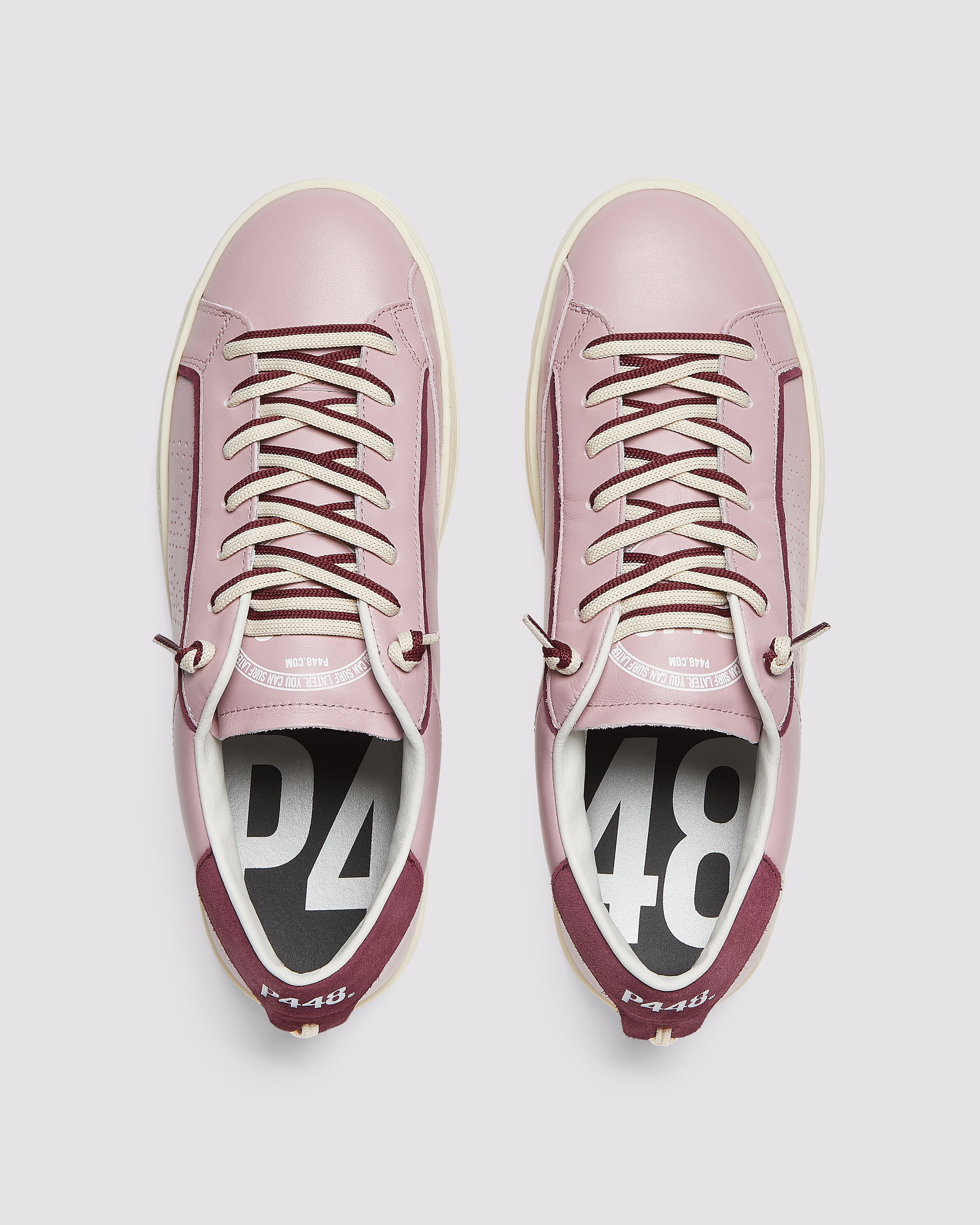 p448-john-lace-pink-sky-damen-low-top-sneaker-rosa image 2