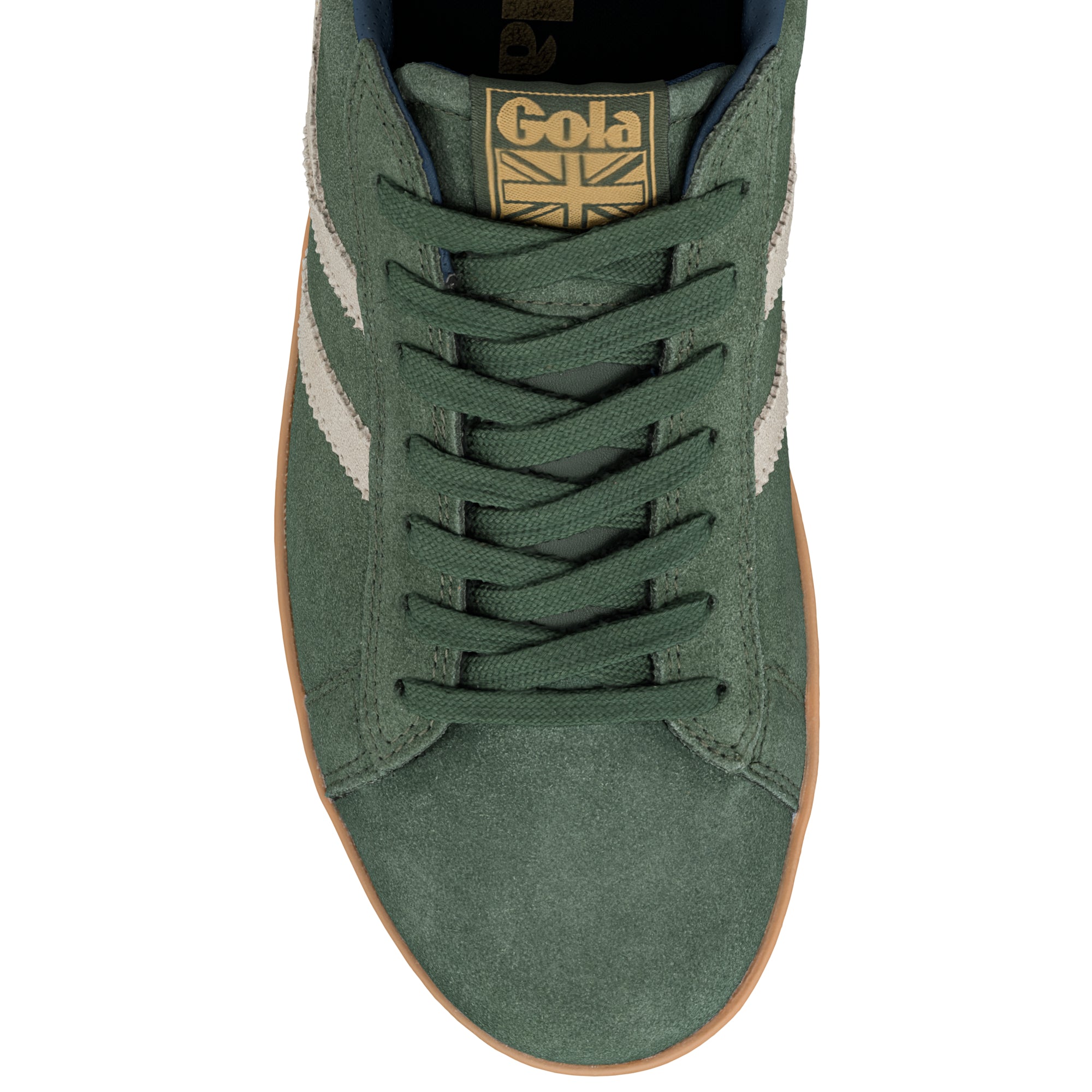 gola-equipe-ii-wildleder-herren-turnschuhe-dunkelkhaki-navy image 4