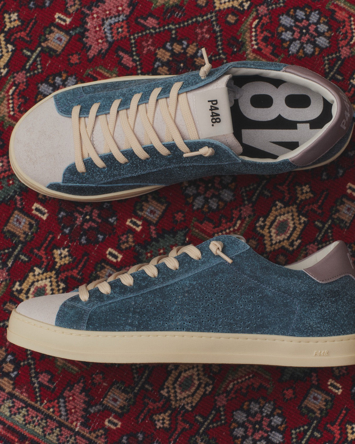 p448-john-deco-low-top-sneaker-sky-blau image 2