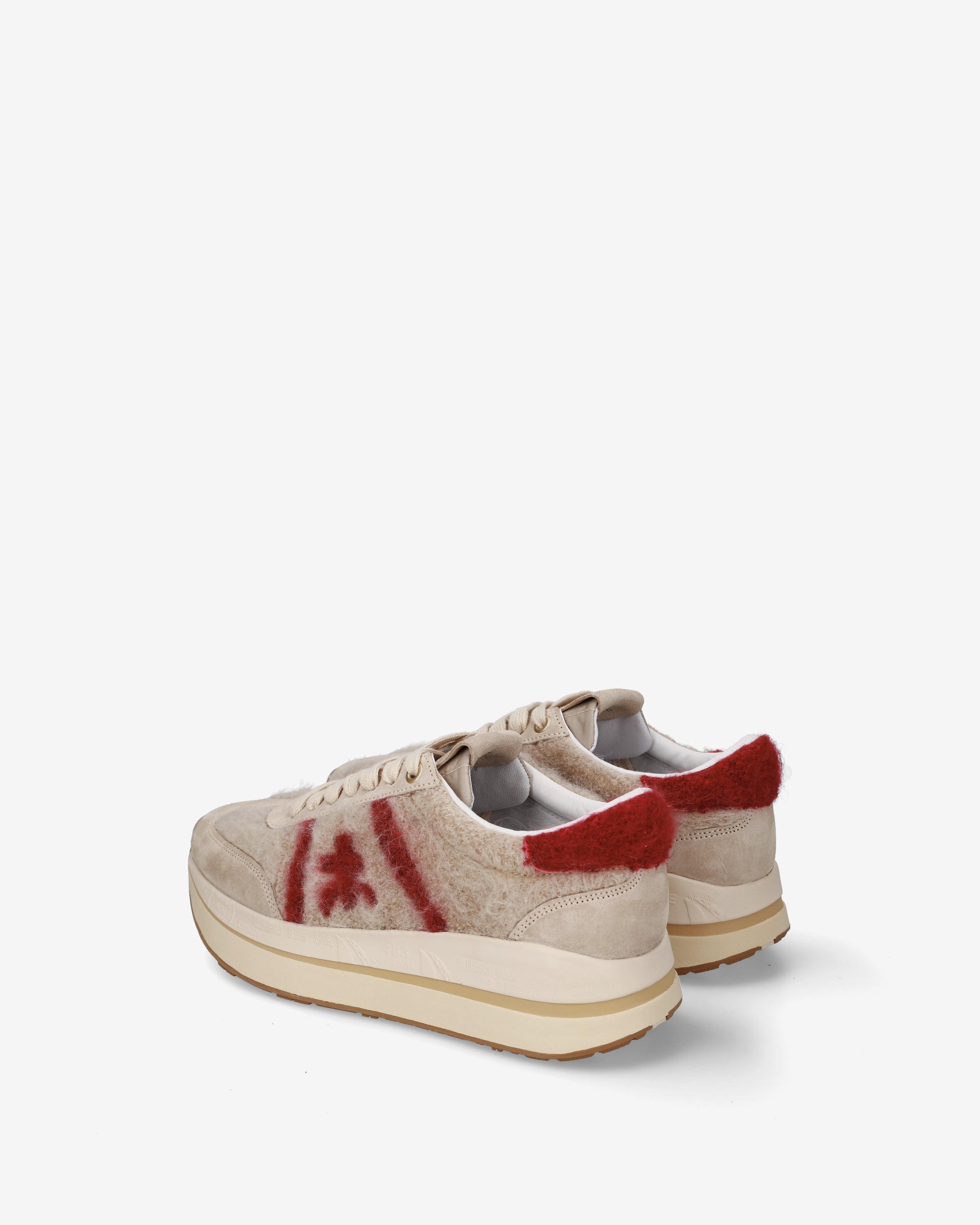 premiata-bethcoin-8707-sneaker-damen-platform-mohair-look image 5